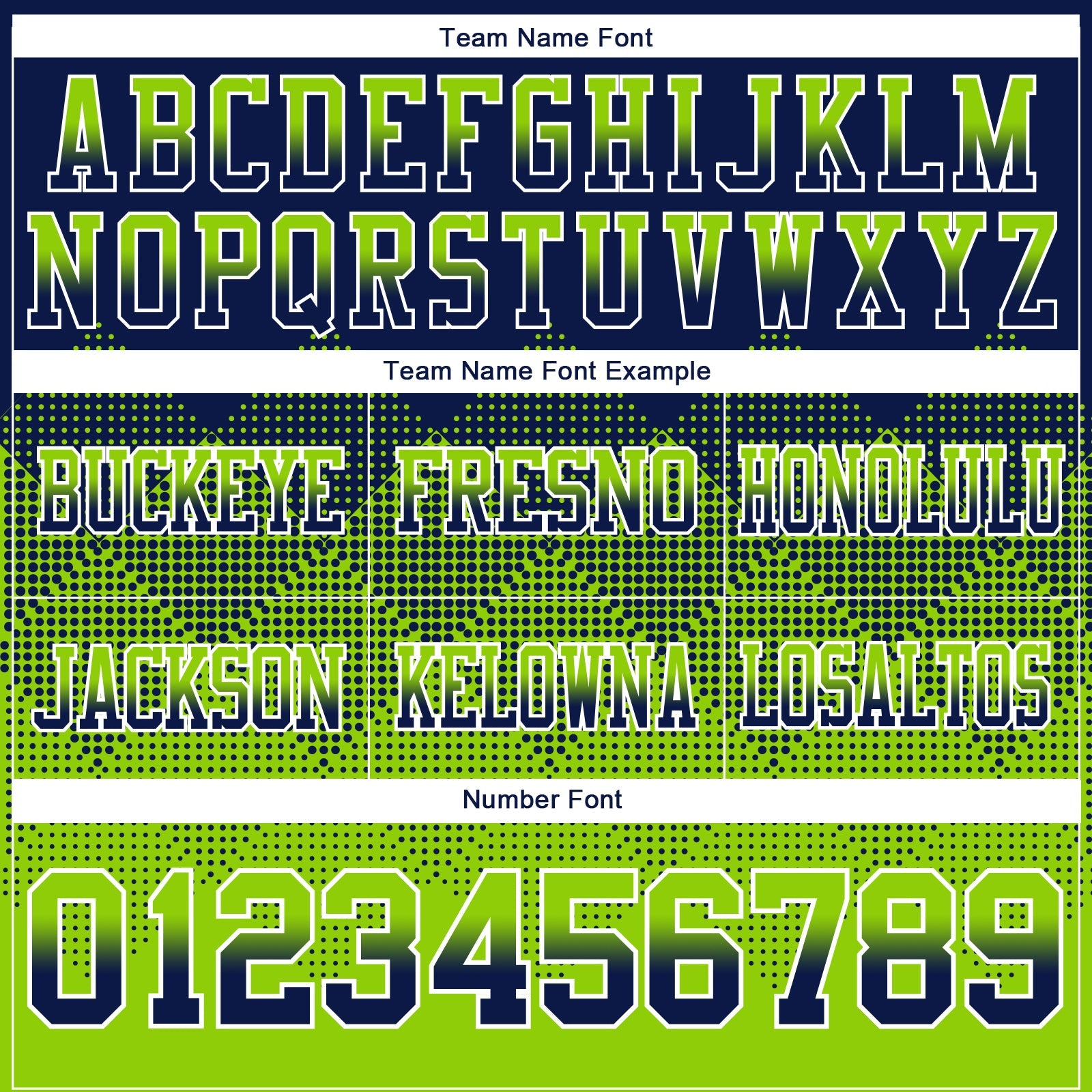 Custom Navy Neon Green-White Mesh Authentic Gradient Square Shape Flag Football Jersey - Sky-Custom