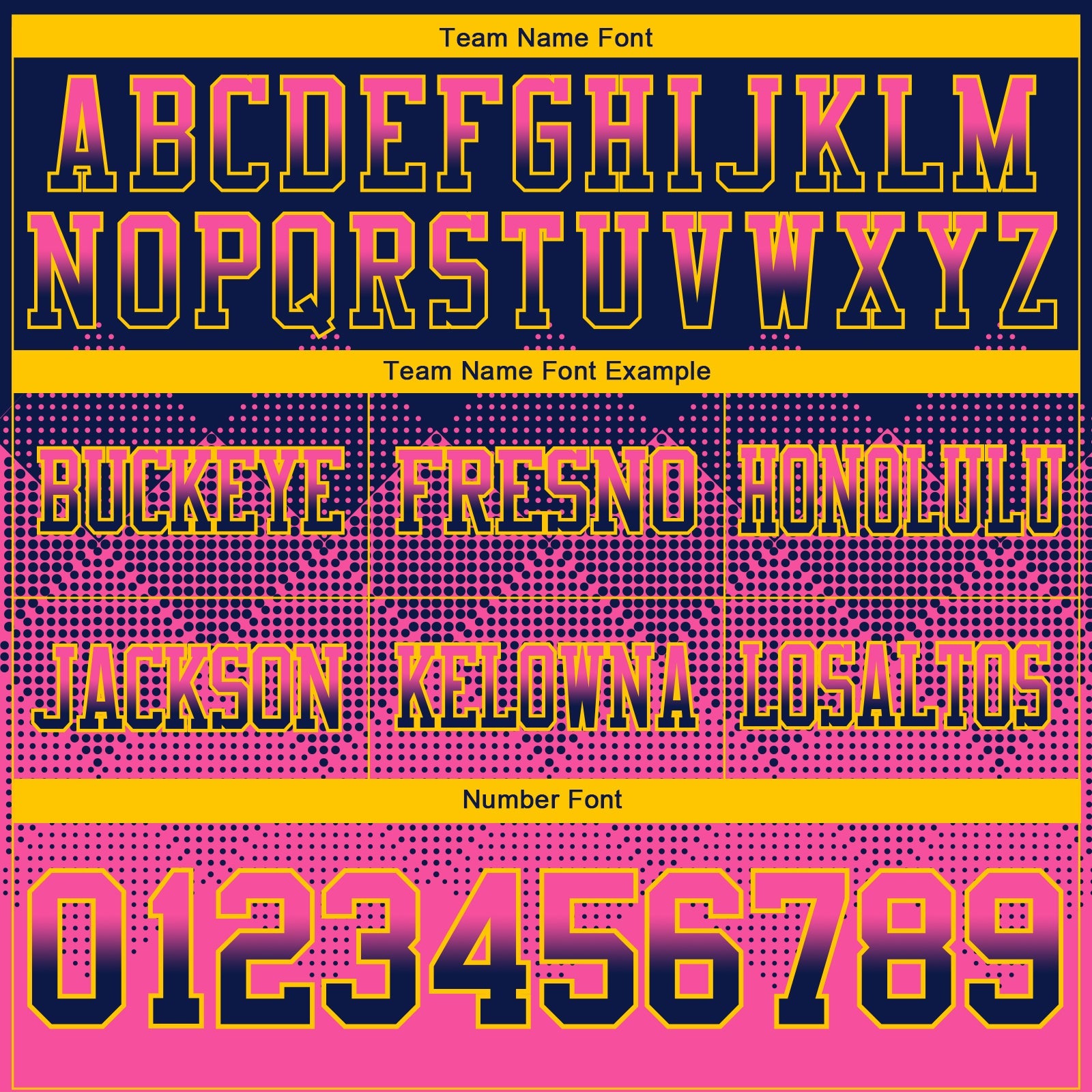 Custom Navy Pink-Yellow Mesh Authentic Gradient Square Shape Flag Football Jersey - Sky-Custom