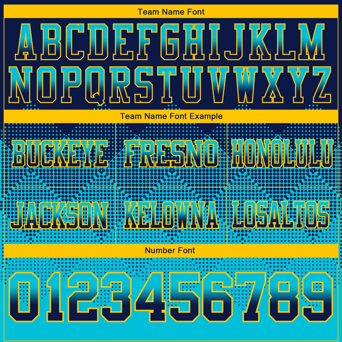 Custom Navy Lakes Blue-Yellow Mesh Authentic Gradient Square Shape Flag Football Jersey - Sky-Custom