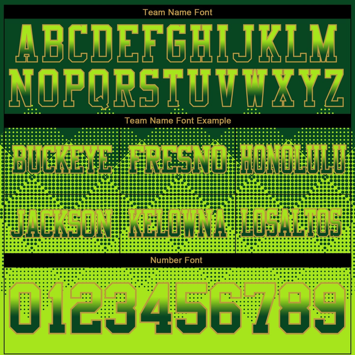 Custom Green Neon Green-Old Gold Mesh Authentic Gradient Square Shape Flag Football Jersey - Sky-Custom