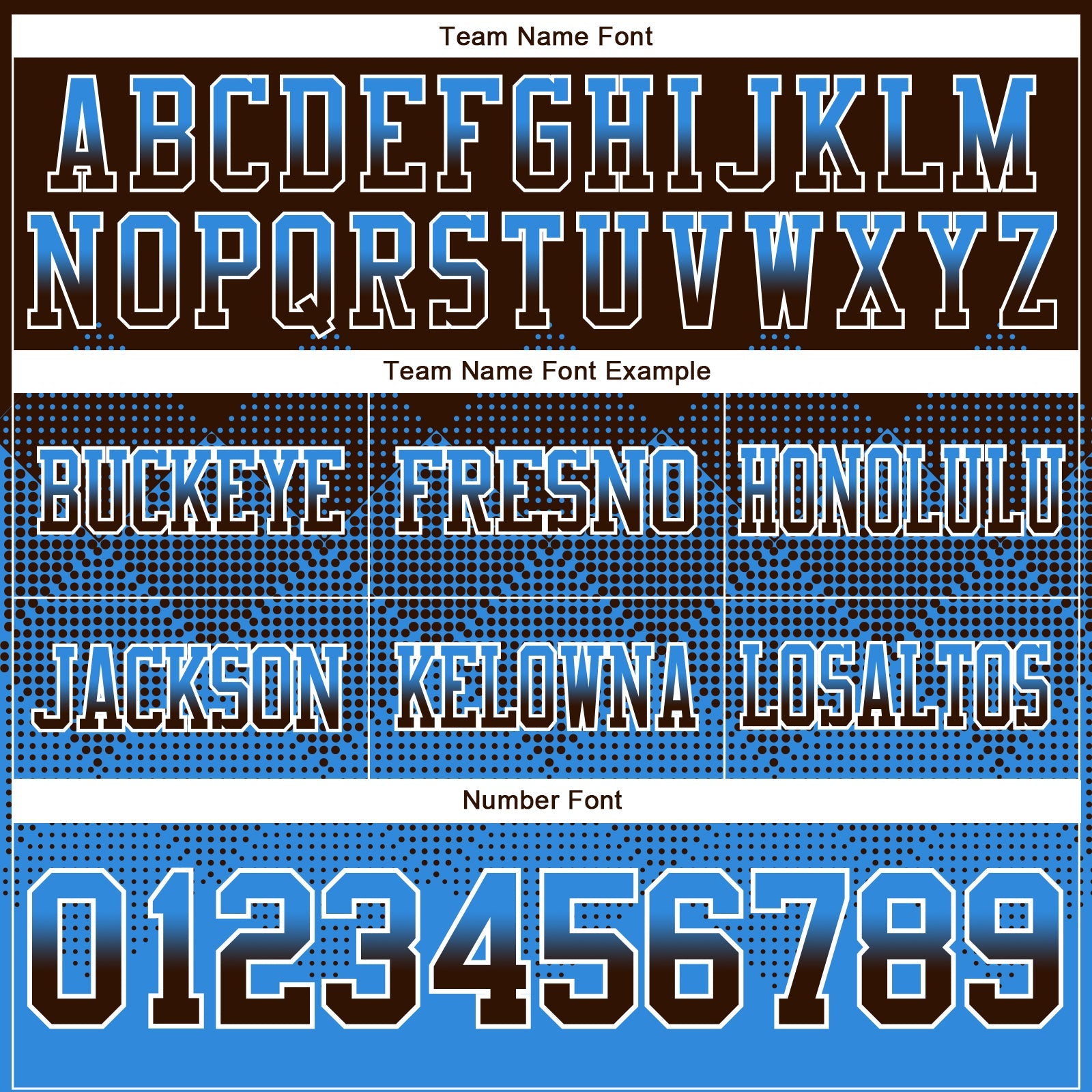 Custom Brown Powder Blue-White Mesh Authentic Gradient Square Shape Flag Football Jersey - Sky-Custom