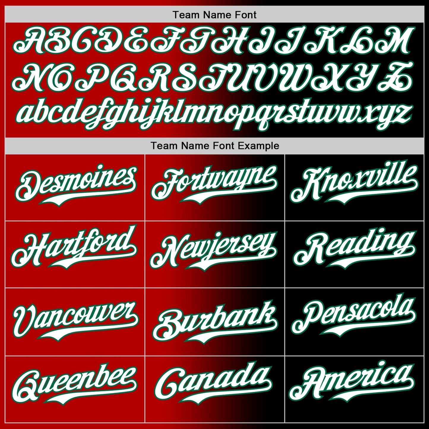 Custom Black White Red-Kelly Green Authentic Gradient Fashion Baseball Jersey - Sky-Custom
