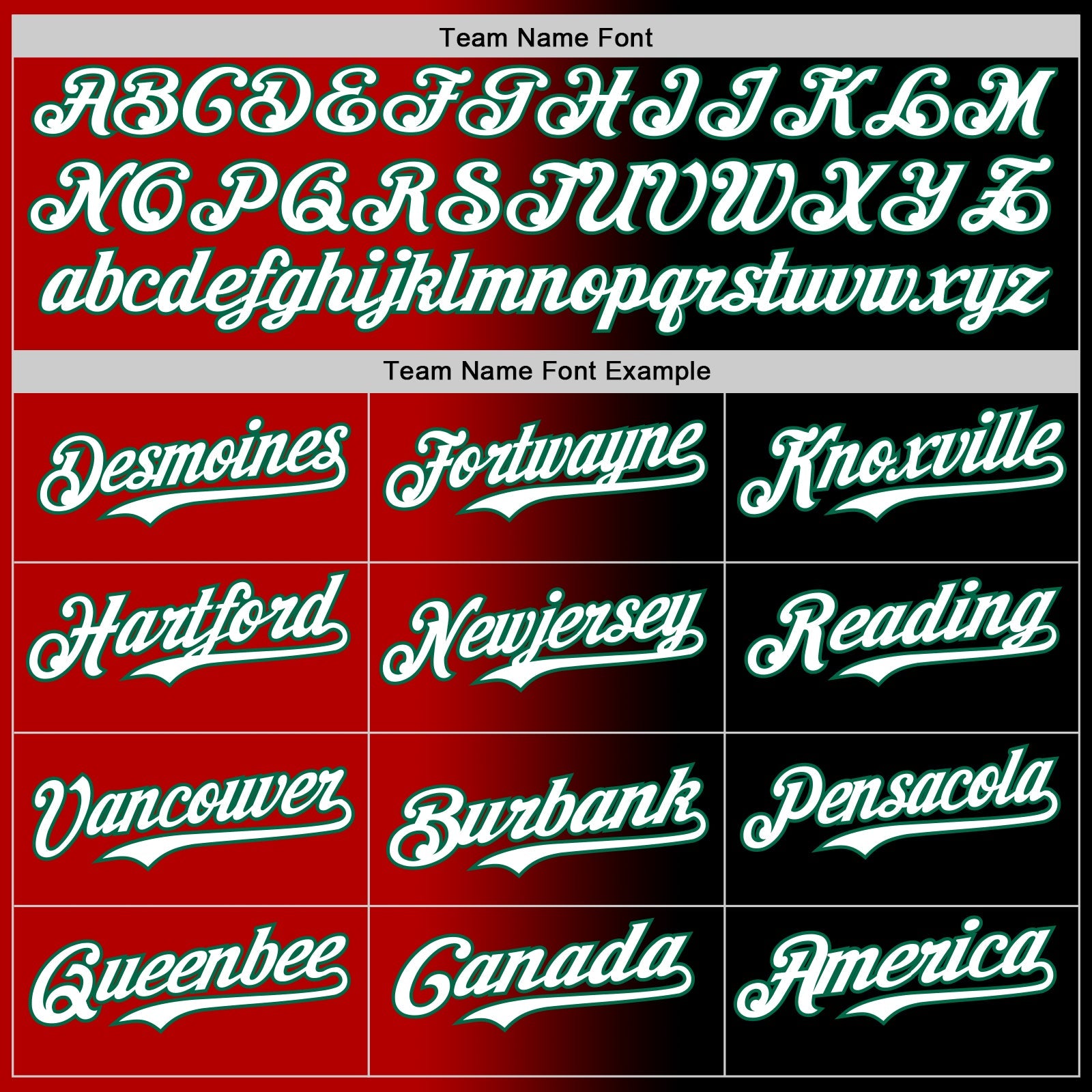 Custom Black White Red-Kelly Green Authentic Gradient Fashion Baseball Jersey - Sky-Custom