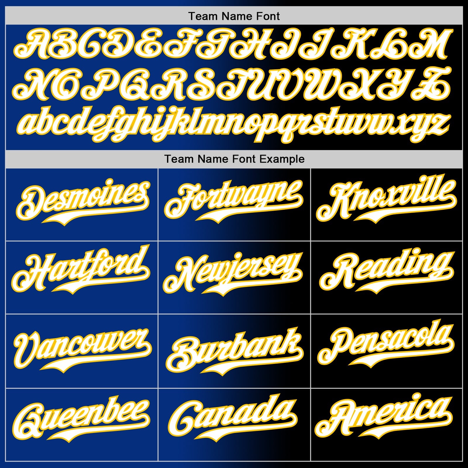 Custom Black White Royal-Yellow Authentic Gradient Fashion Baseball Jersey - Sky-Custom