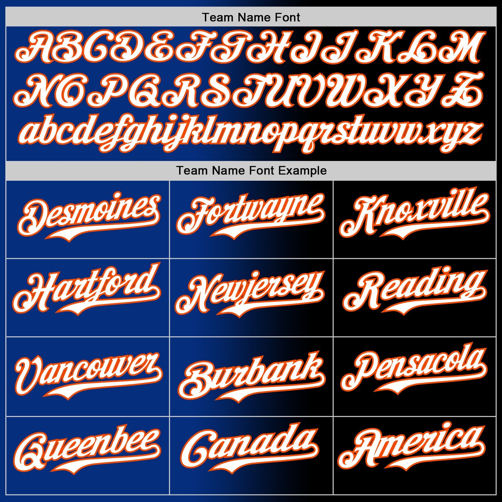 Custom Black White Royal-Orange Authentic Gradient Fashion Baseball Jersey - Sky-Custom