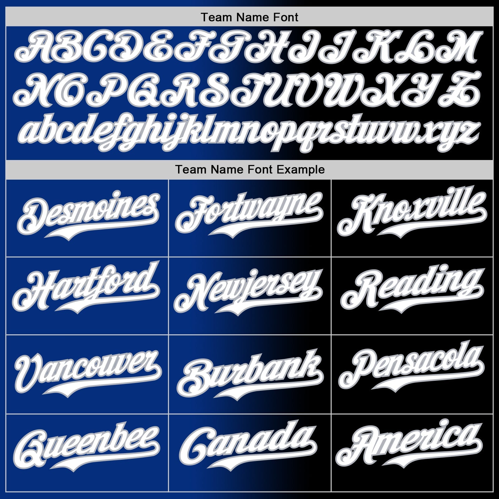 Custom Black White Royal-Gray Authentic Gradient Fashion Baseball Jersey - Sky-Custom