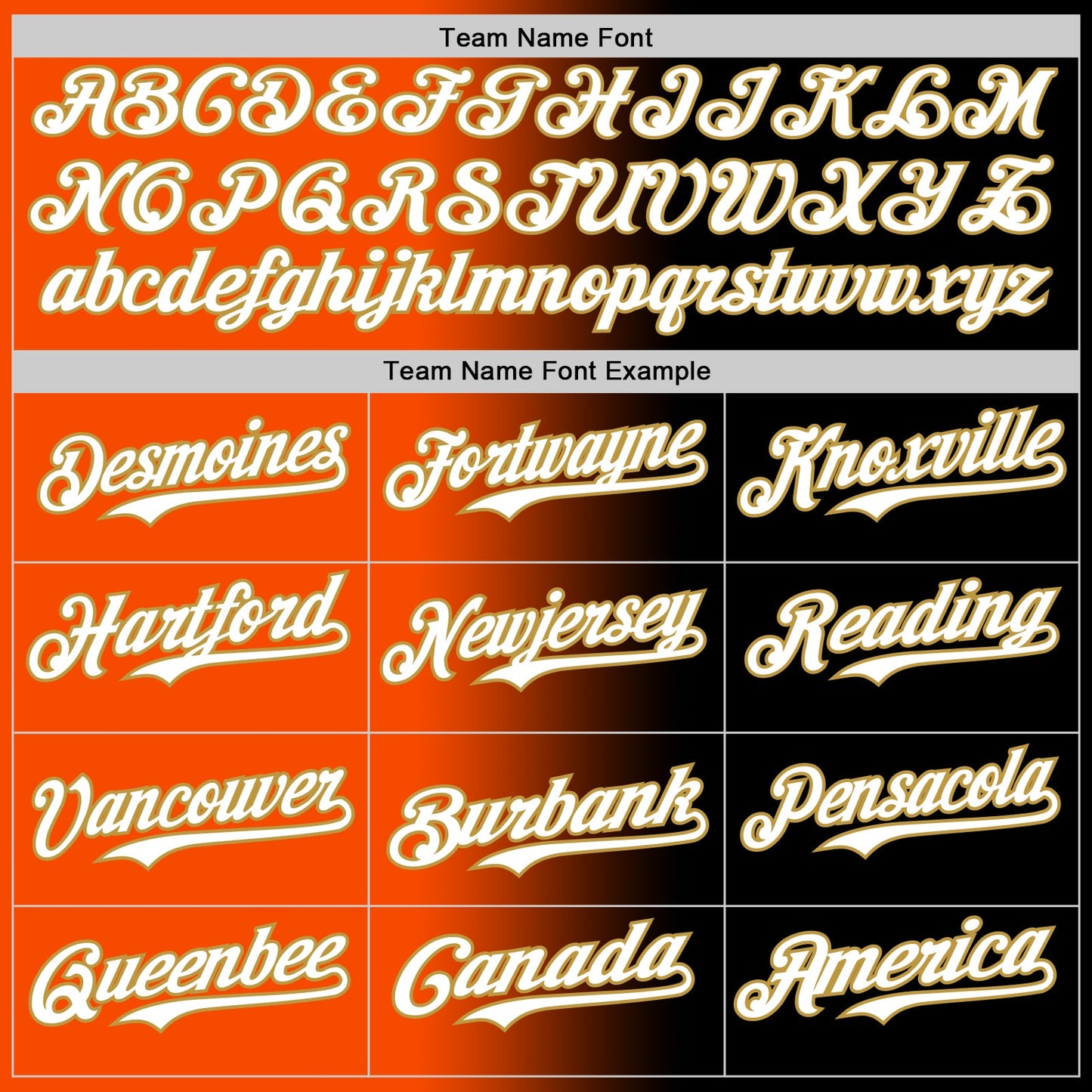 Custom Black White Orange-Old Gold Authentic Gradient Fashion Baseball Jersey - Sky-Custom
