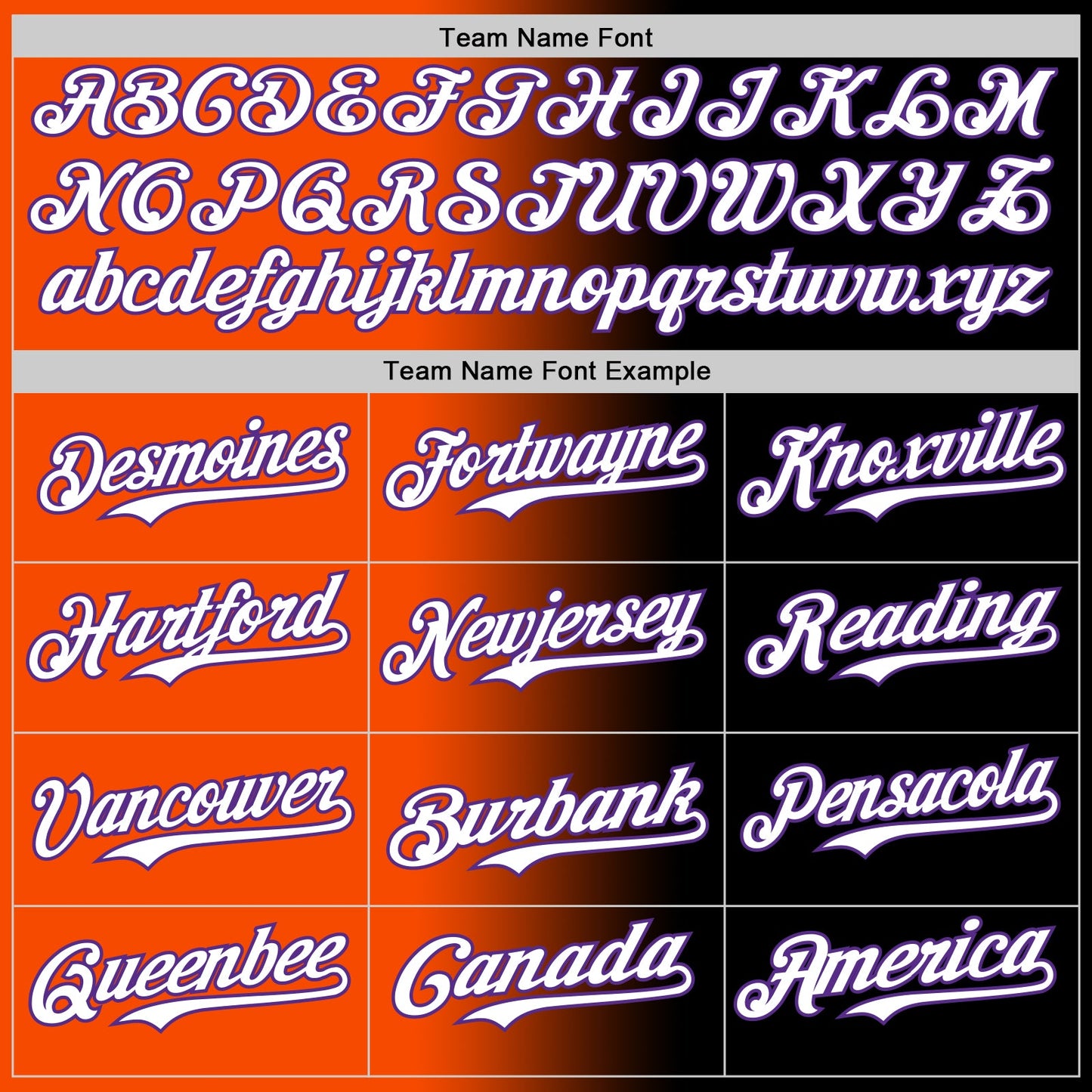Custom Black White Orange-Purple Authentic Gradient Fashion Baseball Jersey - Sky-Custom