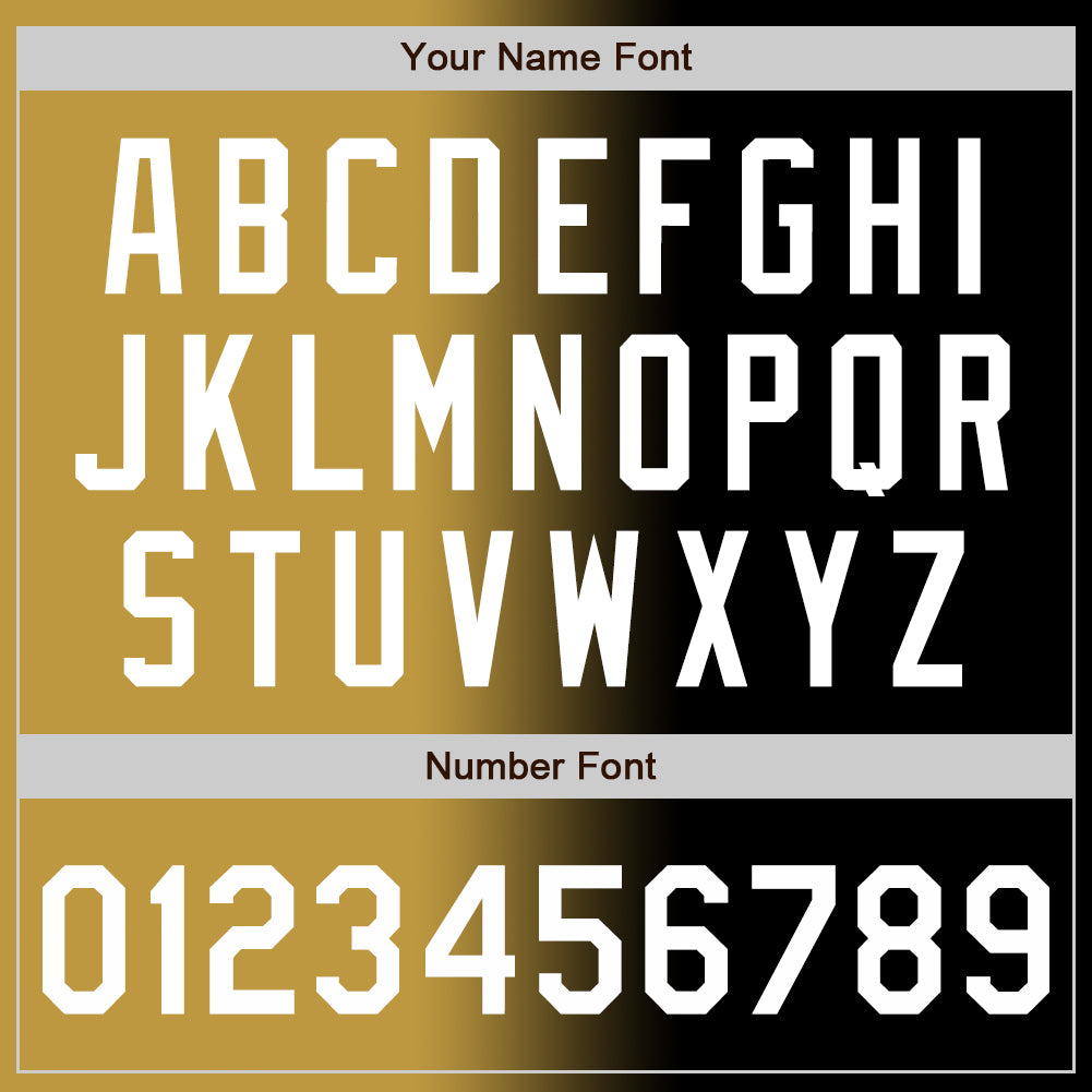 Custom Black White-Old Gold Authentic Gradient Fashion Baseball Jersey - Sky-Custom