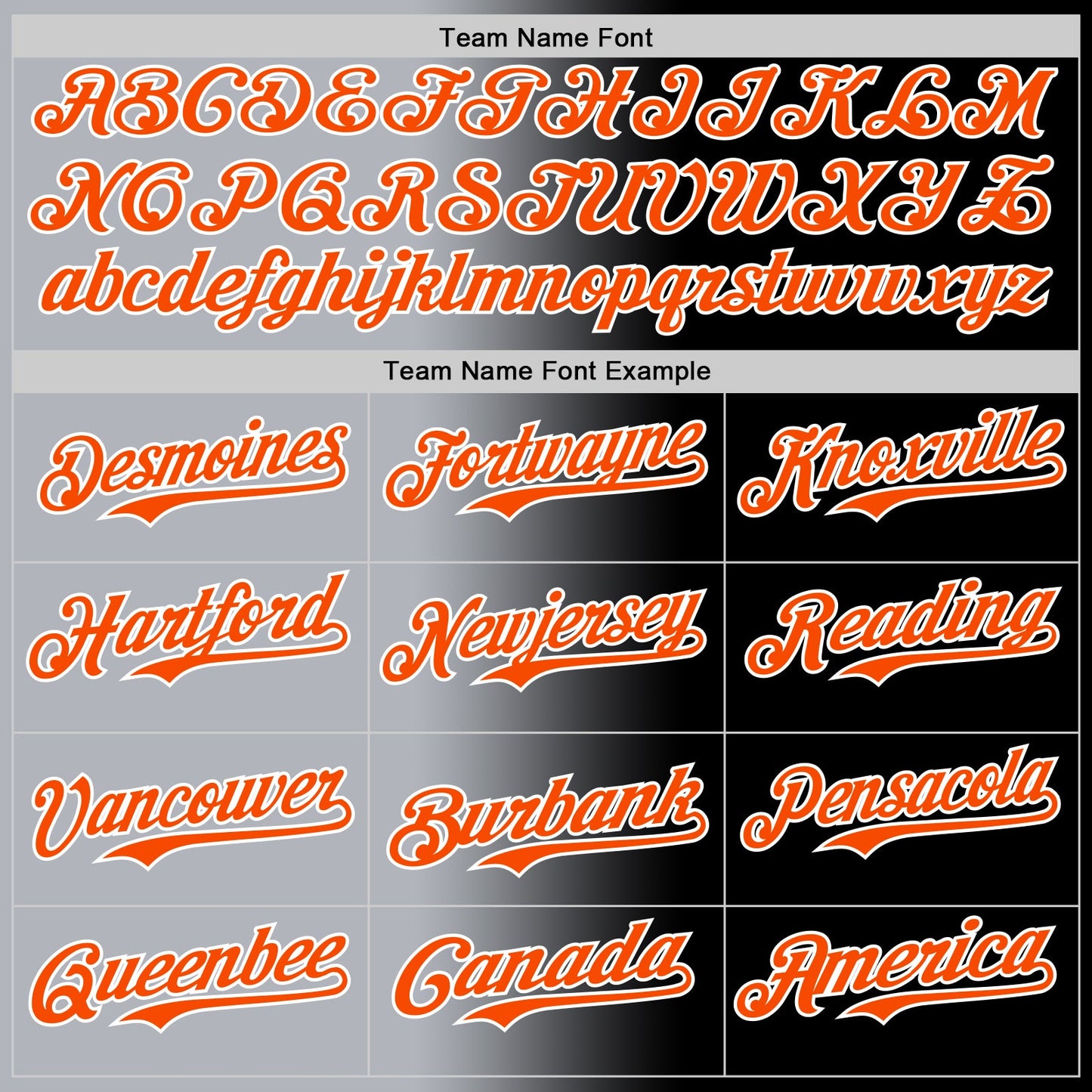 Custom Black Orange Gray-White Authentic Gradient Fashion Baseball Jersey - Sky-Custom