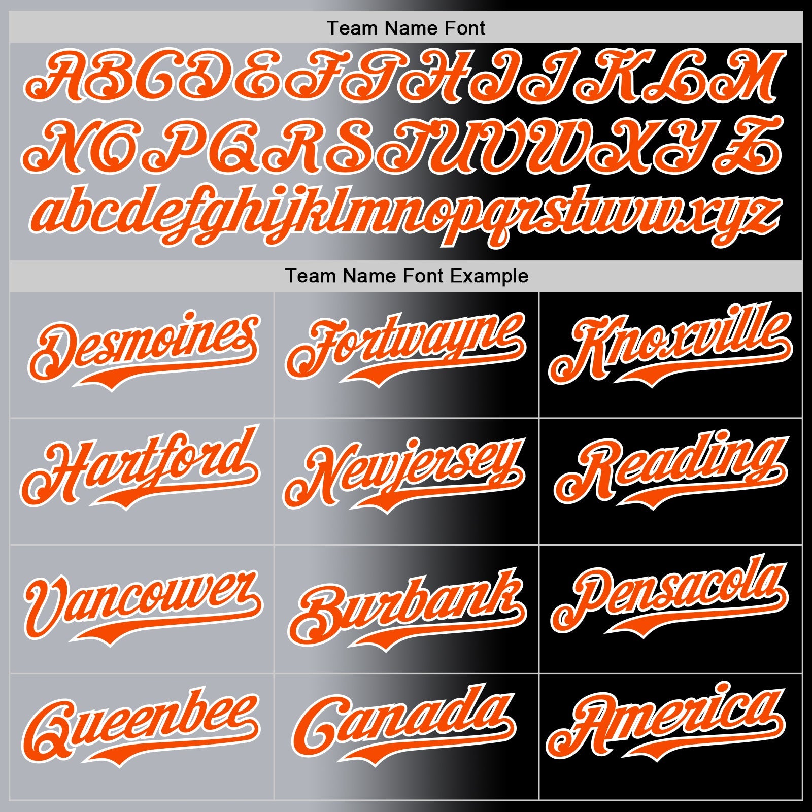 Custom Black Orange Gray-White Authentic Gradient Fashion Baseball Jersey - Sky-Custom