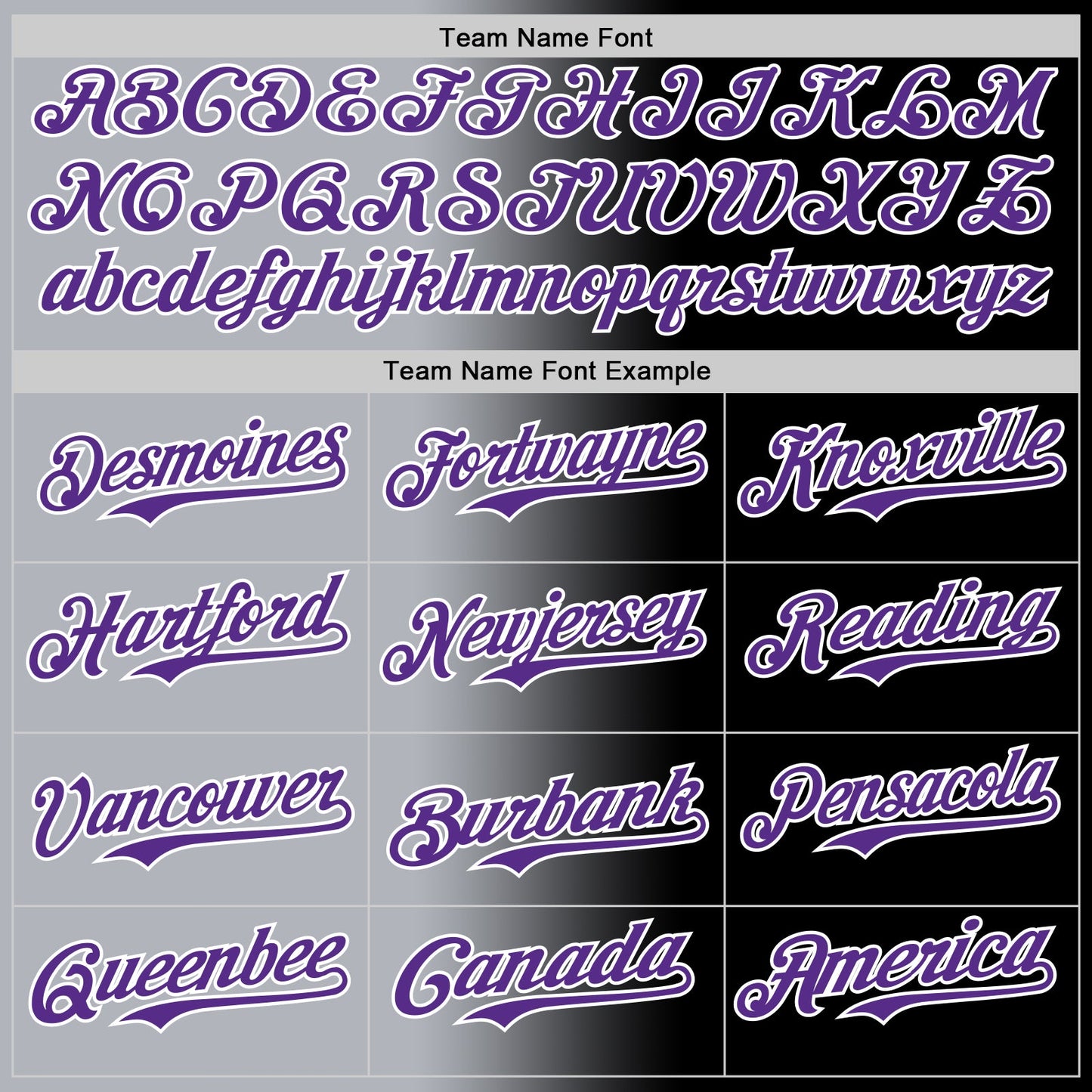 Custom Black Purple Gray-White Authentic Gradient Fashion Baseball Jersey - Sky-Custom