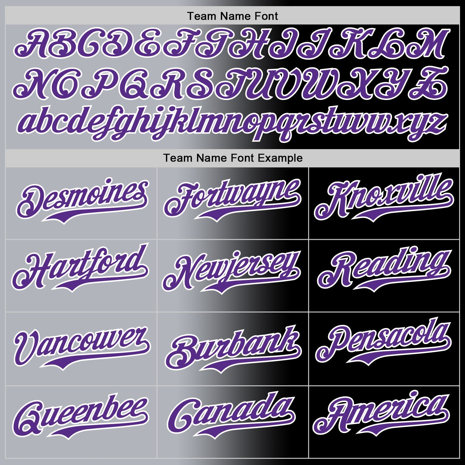 Custom Black Purple Gray-White Authentic Gradient Fashion Baseball Jersey - Sky-Custom