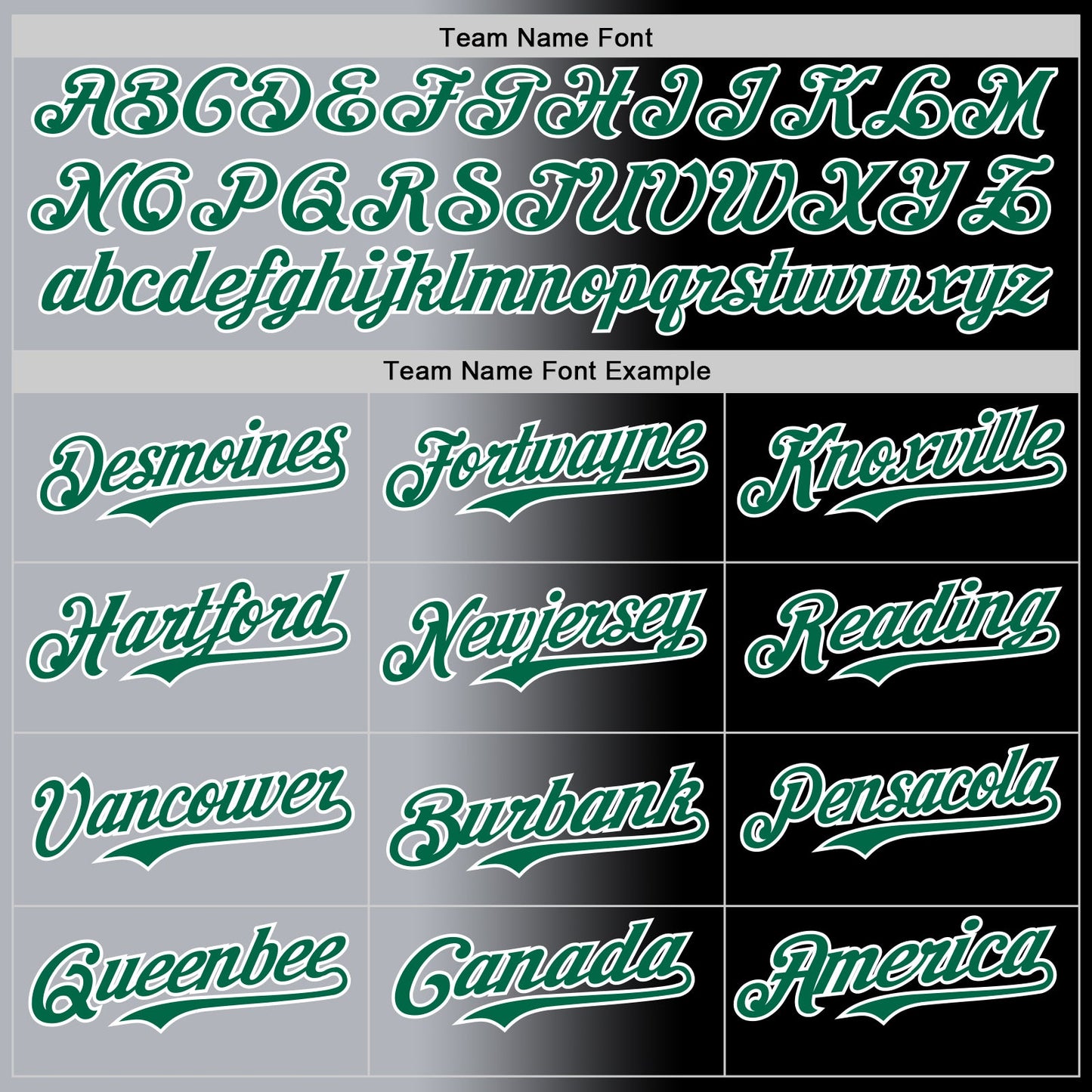 Custom Black Kelly Green Gray-White Authentic Gradient Fashion Baseball Jersey - Sky-Custom