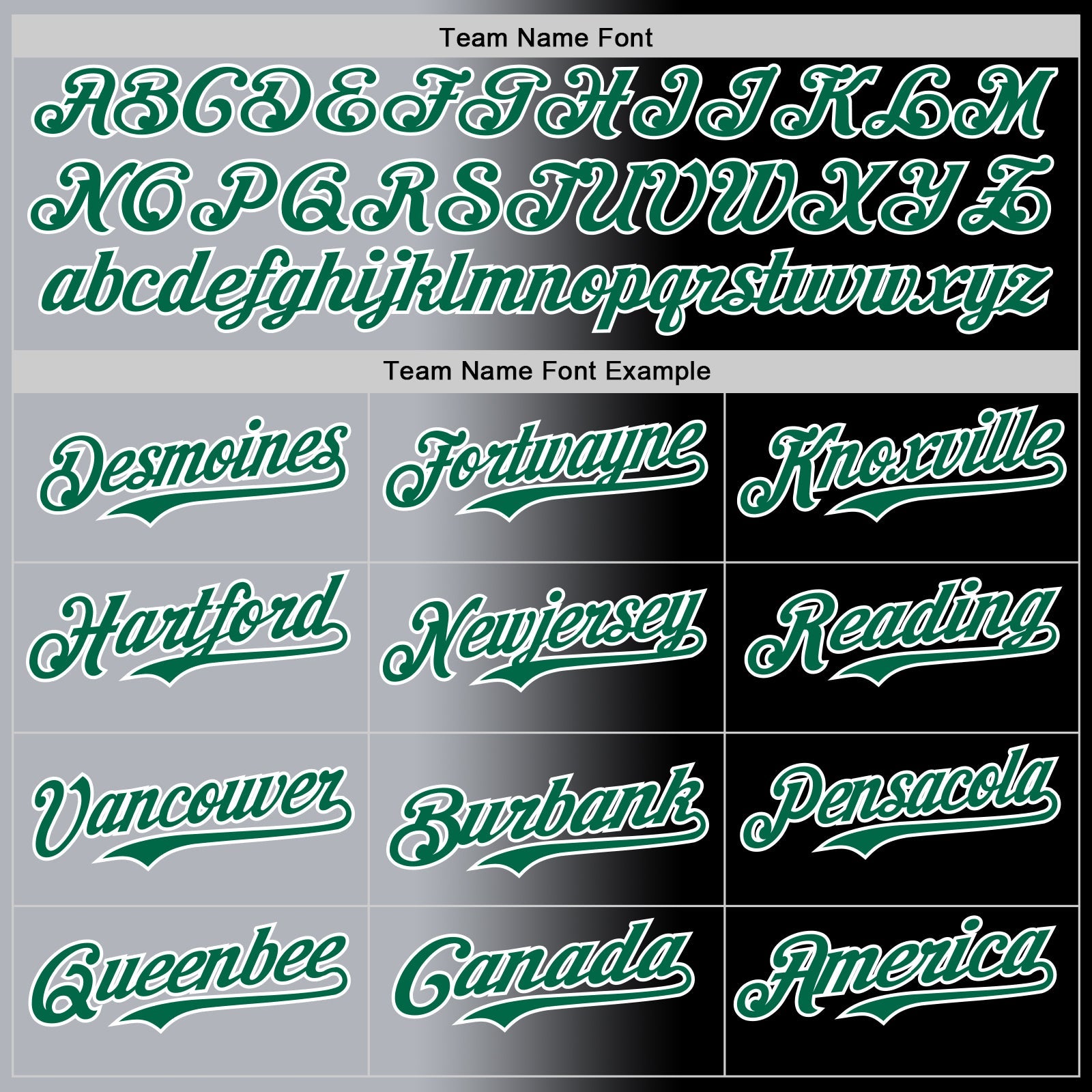 Custom Black Kelly Green Gray-White Authentic Gradient Fashion Baseball Jersey - Sky-Custom