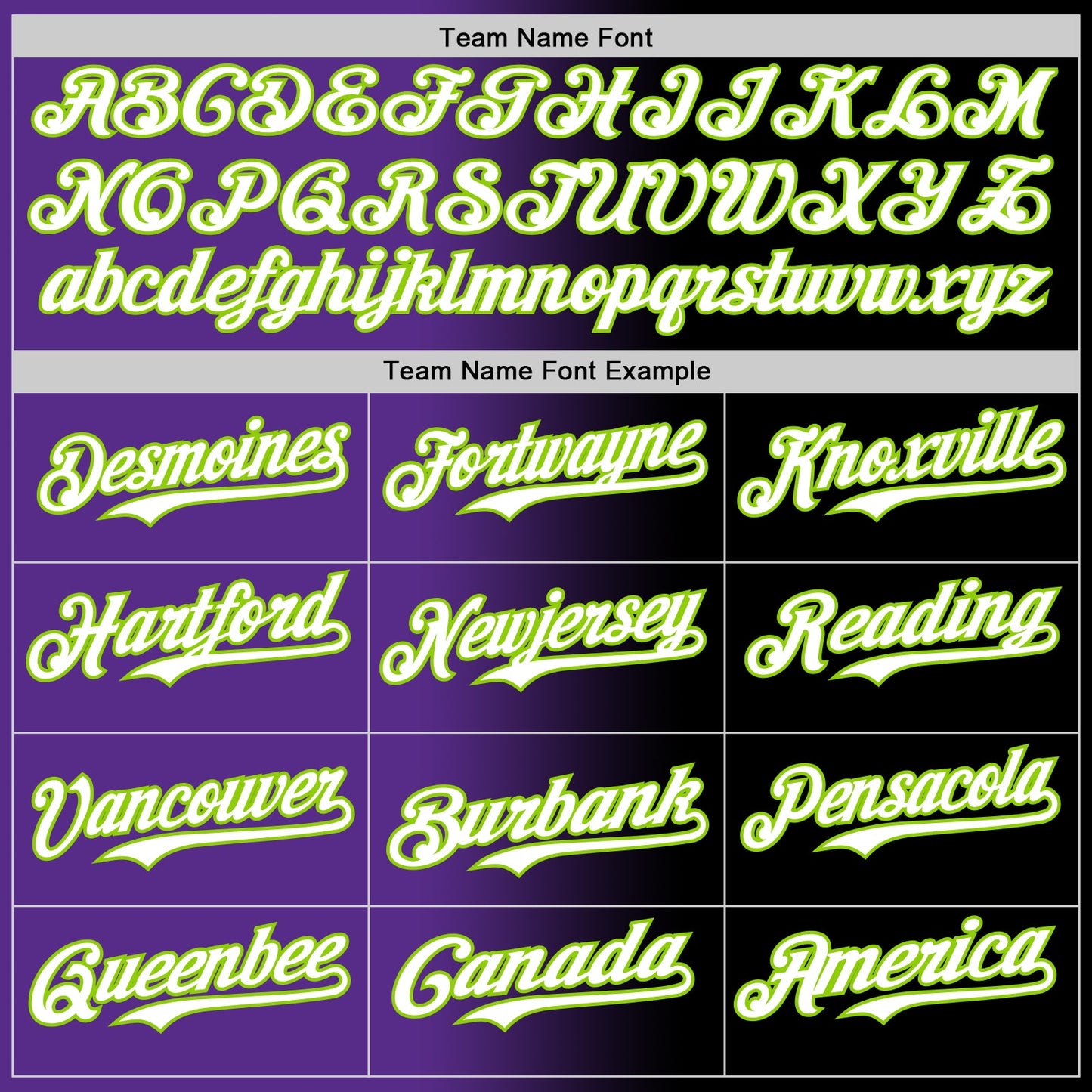 Custom Black White Purple-Neon Green Authentic Gradient Fashion Baseball Jersey - Sky-Custom