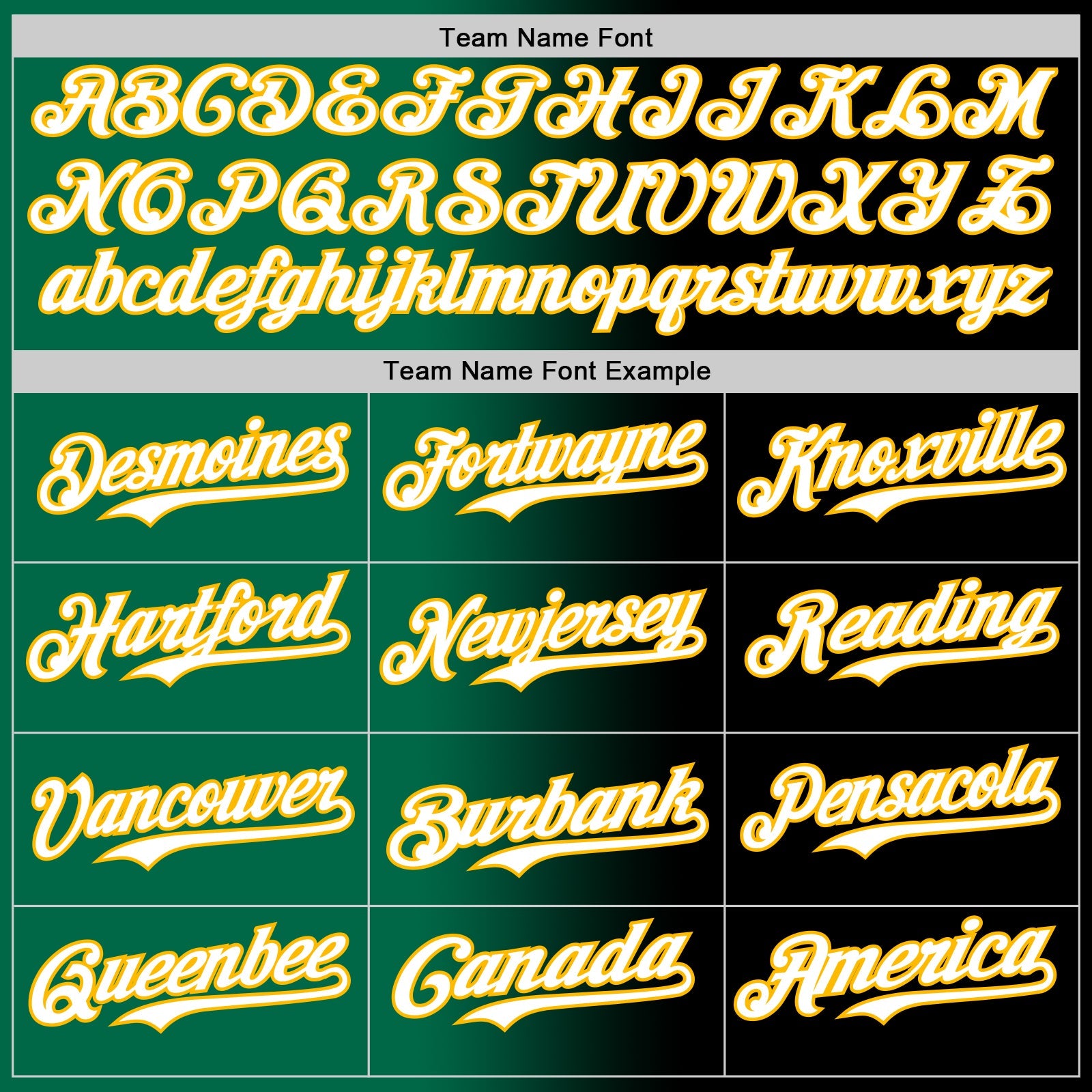 Custom Black White Kelly Green-Gold Authentic Gradient Fashion Baseball Jersey - Sky-Custom