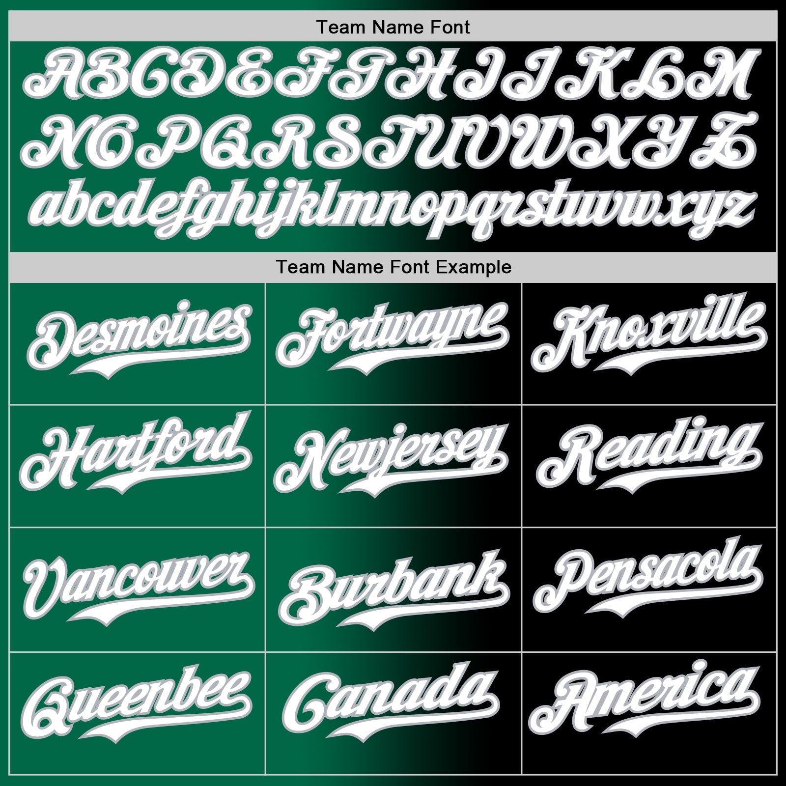 Custom Black White Kelly Green-Gray Authentic Gradient Fashion Baseball Jersey - Sky-Custom