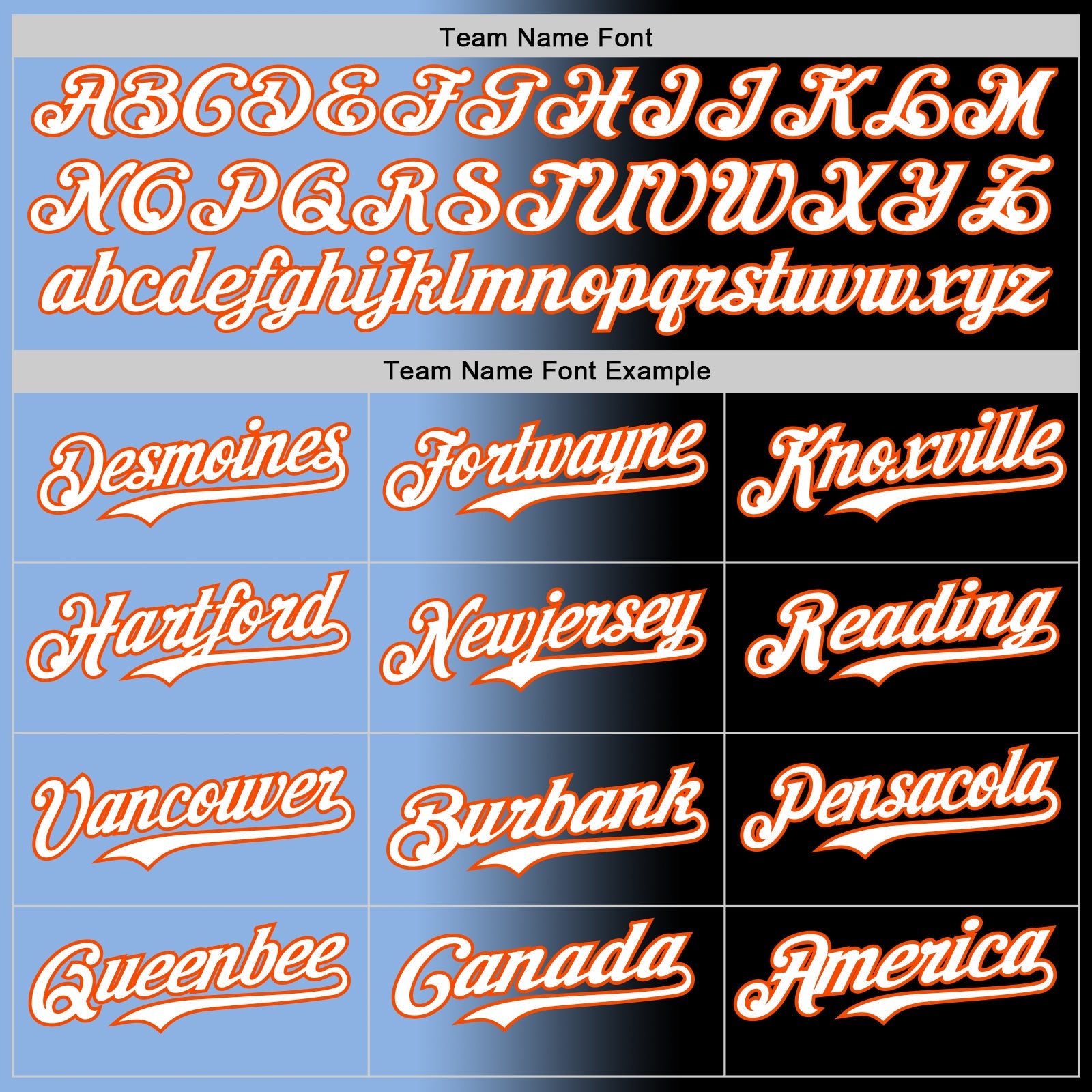 Custom Black White Light Blue-Orange Authentic Gradient Fashion Baseball Jersey - Sky-Custom