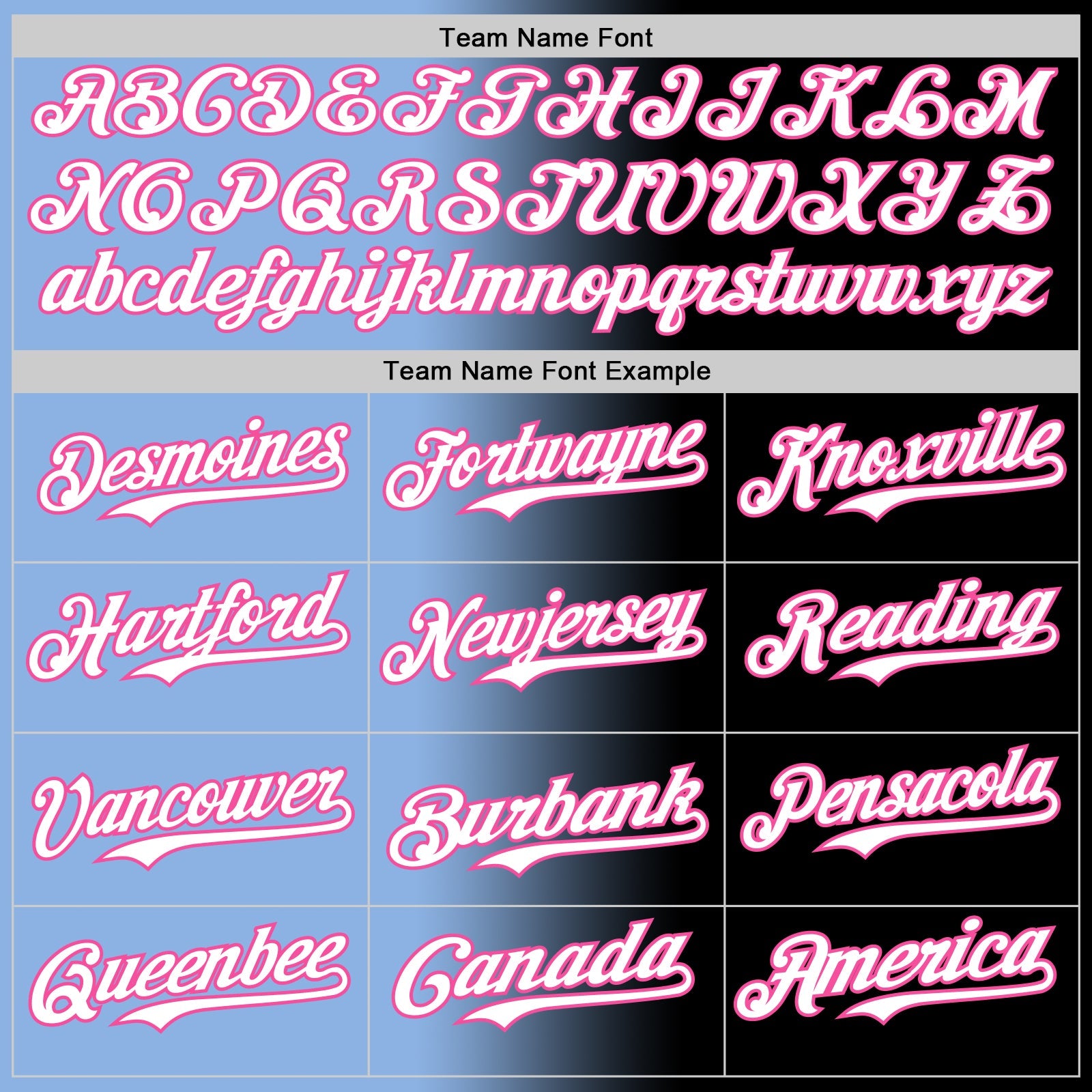 Custom Black White Light Blue-Pink Authentic Gradient Fashion Baseball Jersey - Sky-Custom