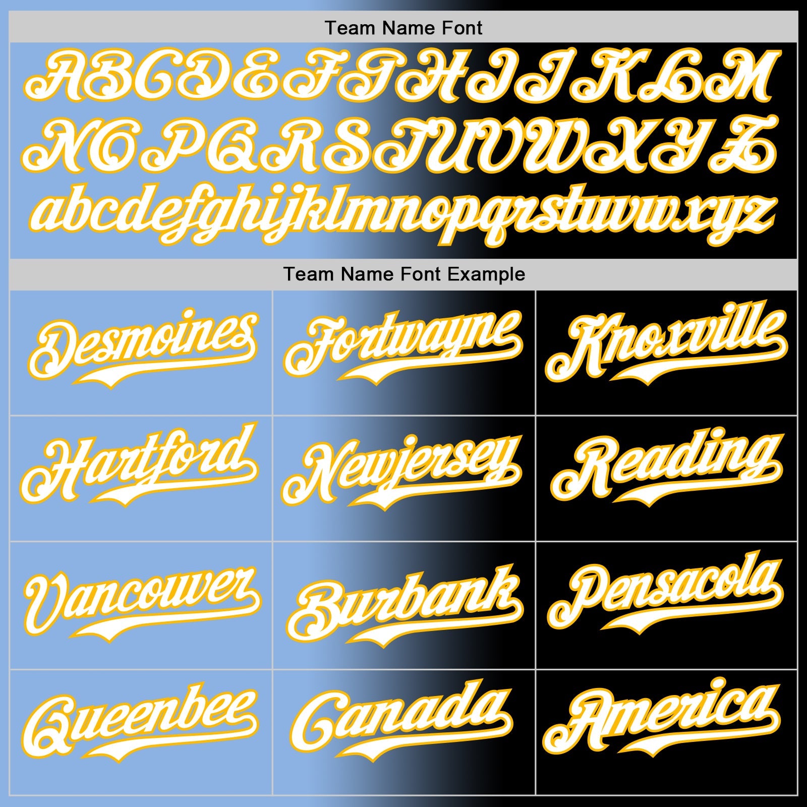 Custom Black White Light Blue-Gold Authentic Gradient Fashion Baseball Jersey - Sky-Custom