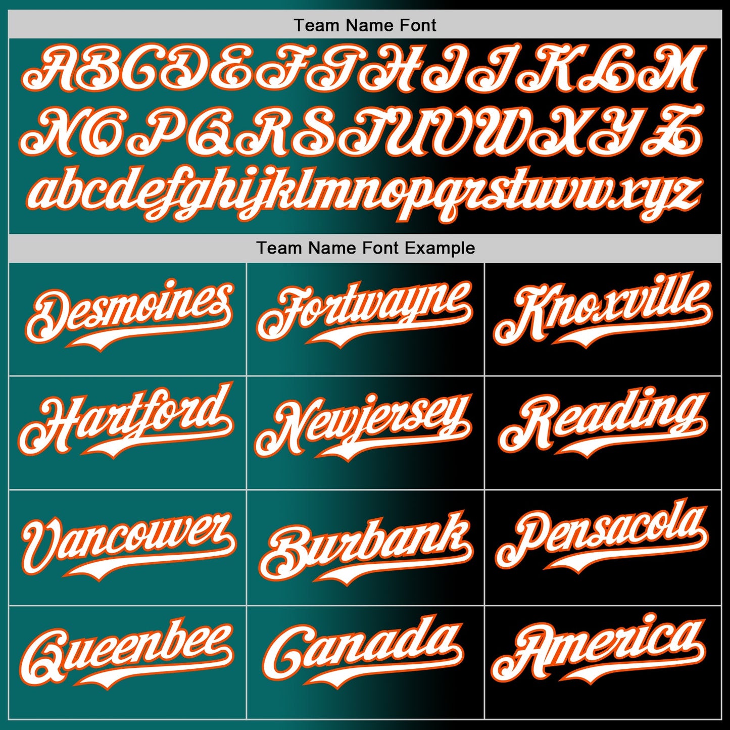 Custom Black White Teal-Orange Authentic Gradient Fashion Baseball Jersey - Sky-Custom
