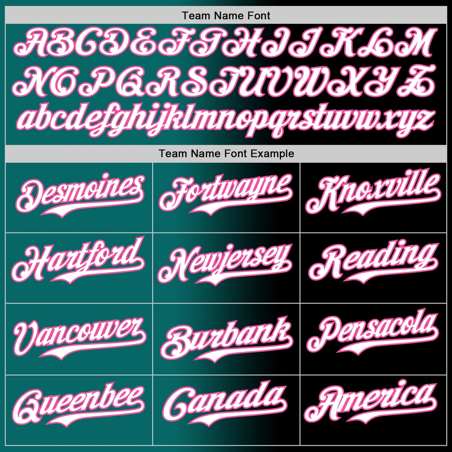 Custom Black White Teal-Pink Authentic Gradient Fashion Baseball Jersey - Sky-Custom
