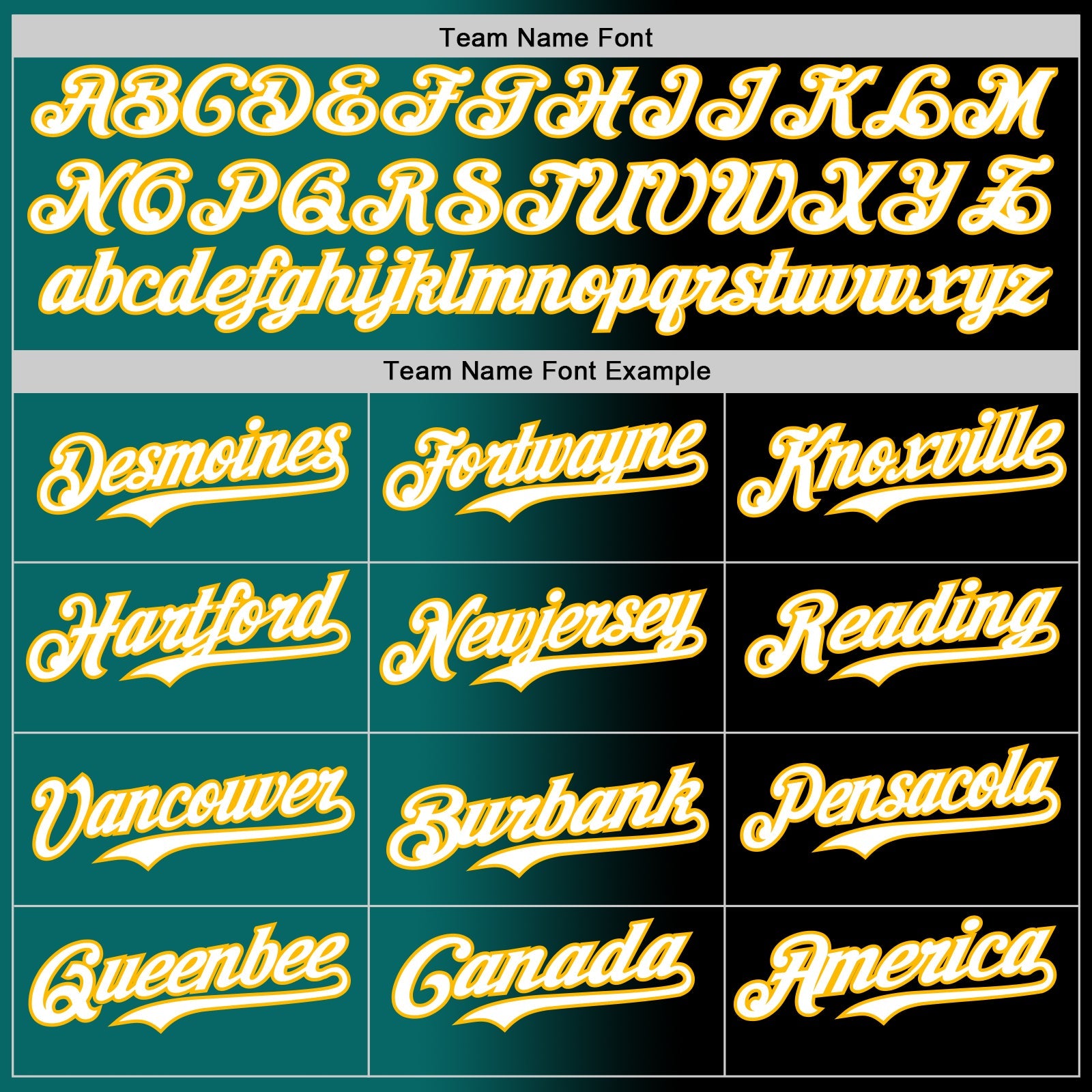 Custom Black White Teal-Gold Authentic Gradient Fashion Baseball Jersey - Sky-Custom