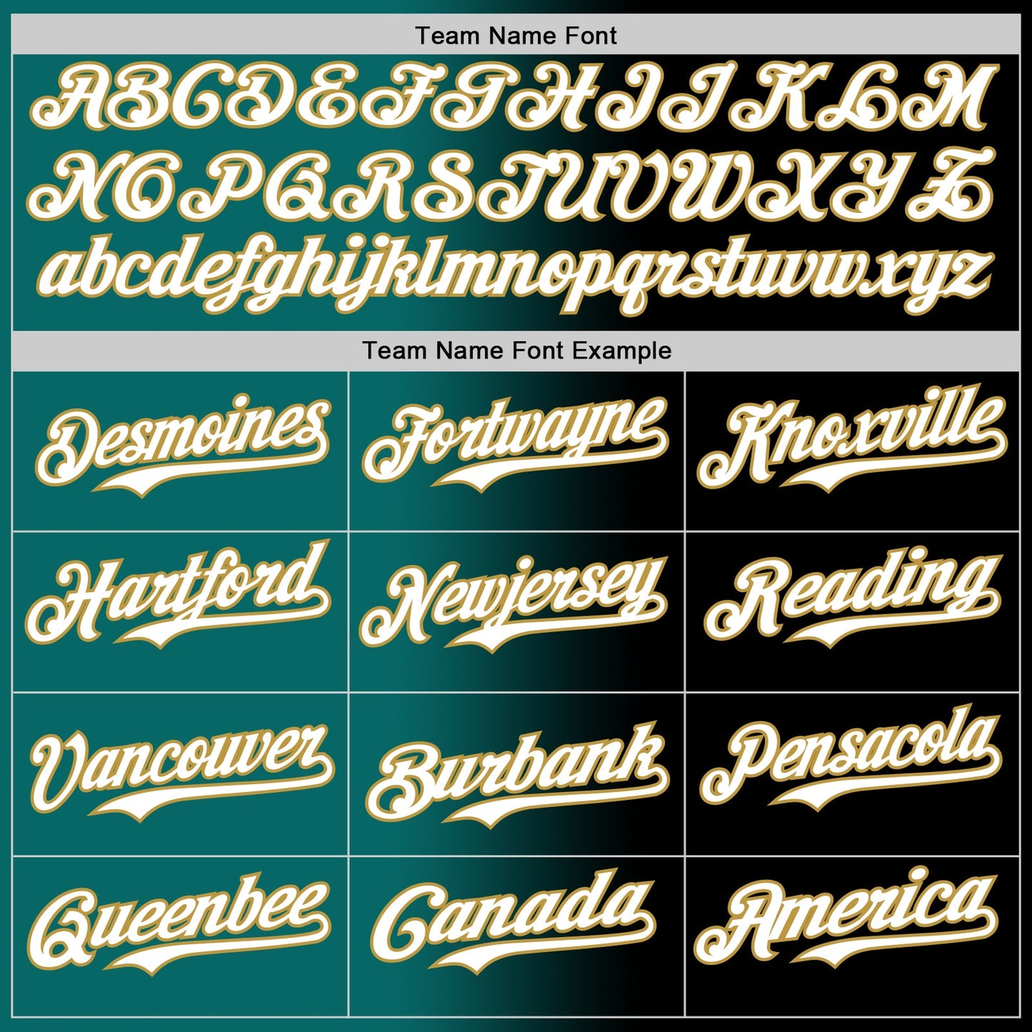 Custom Black White Teal-Old Gold Authentic Gradient Fashion Baseball Jersey - Sky-Custom