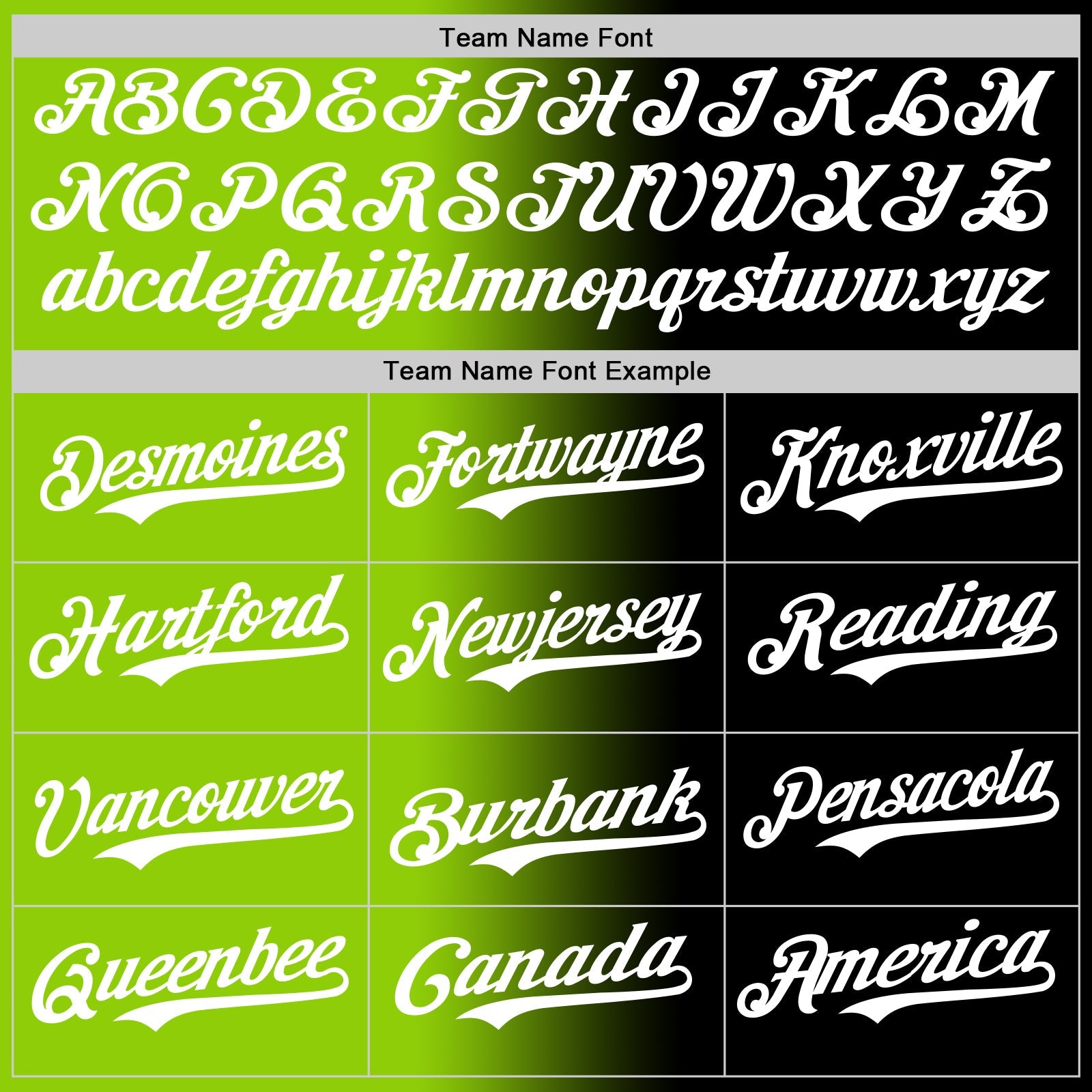 Custom Black White-Neon Green Authentic Gradient Fashion Baseball Jersey - Sky-Custom