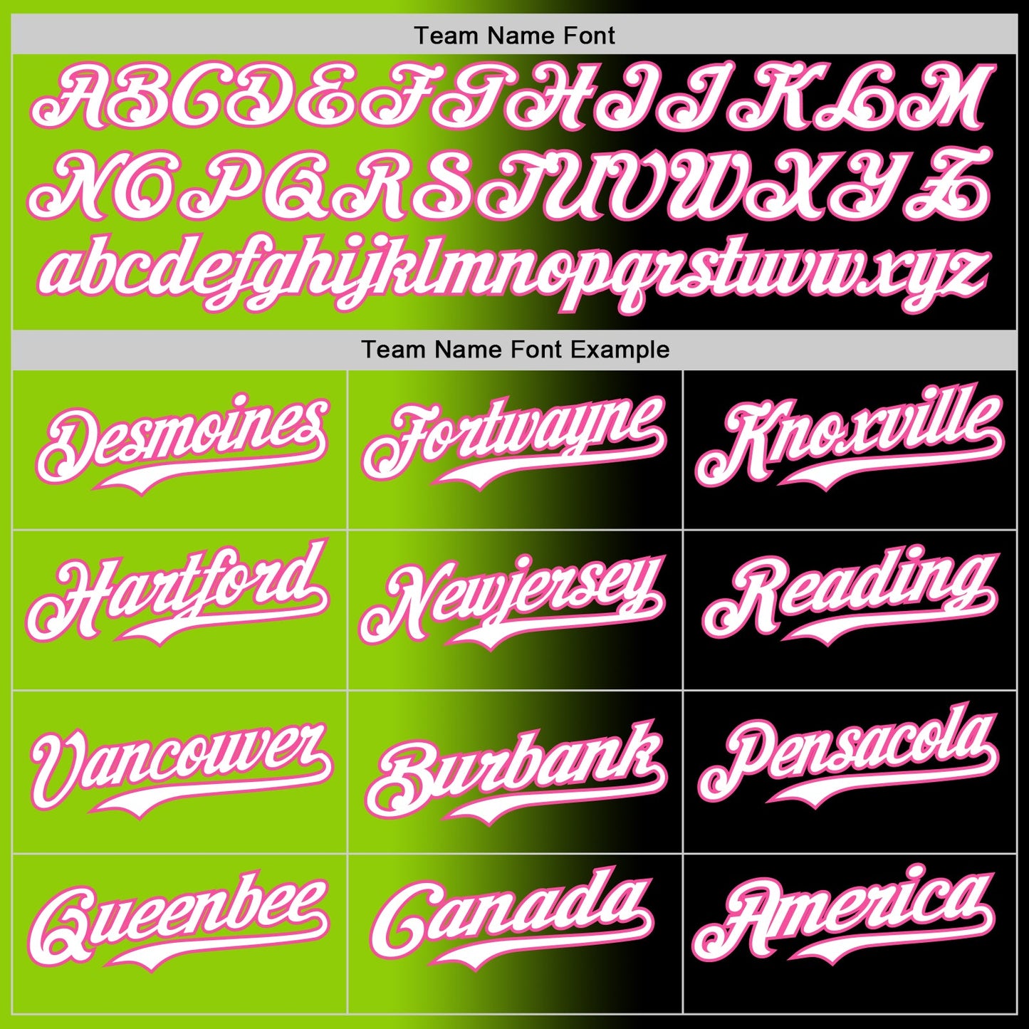Custom Black White Neon Green-Pink Authentic Gradient Fashion Baseball Jersey - Sky-Custom