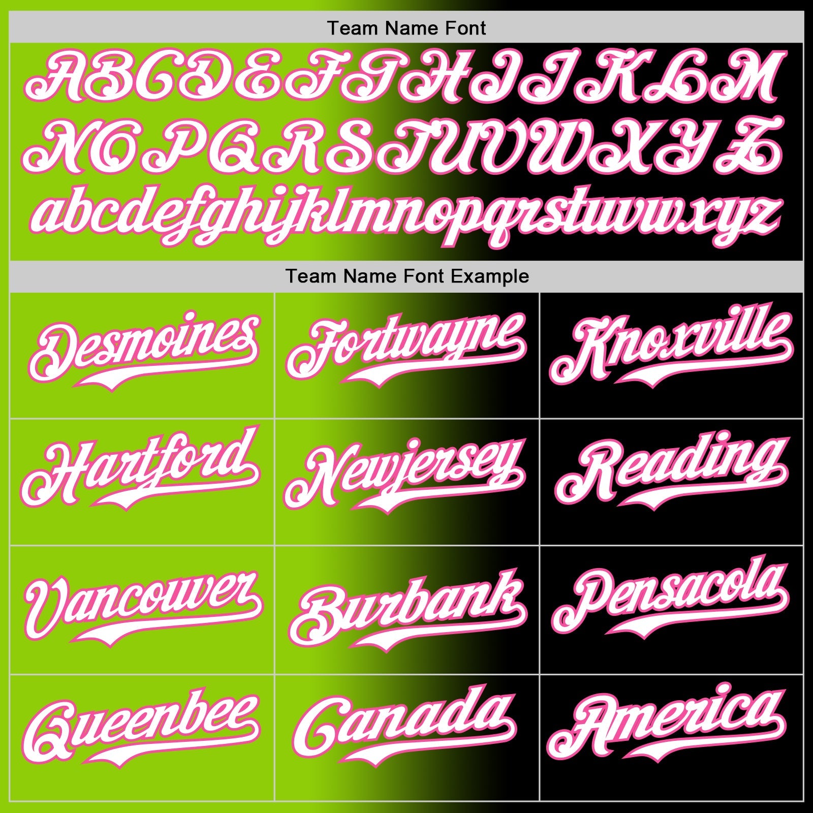 Custom Black White Neon Green-Pink Authentic Gradient Fashion Baseball Jersey - Sky-Custom