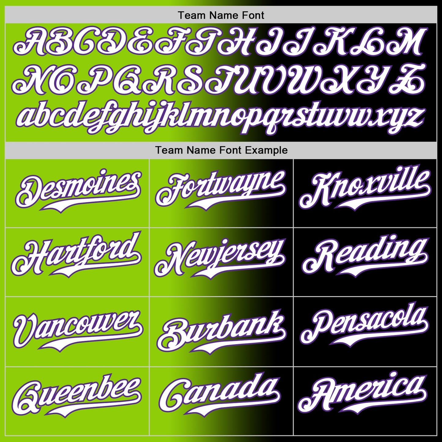 Custom Black Purple Neon Green-White Authentic Gradient Fashion Baseball Jersey - Sky-Custom