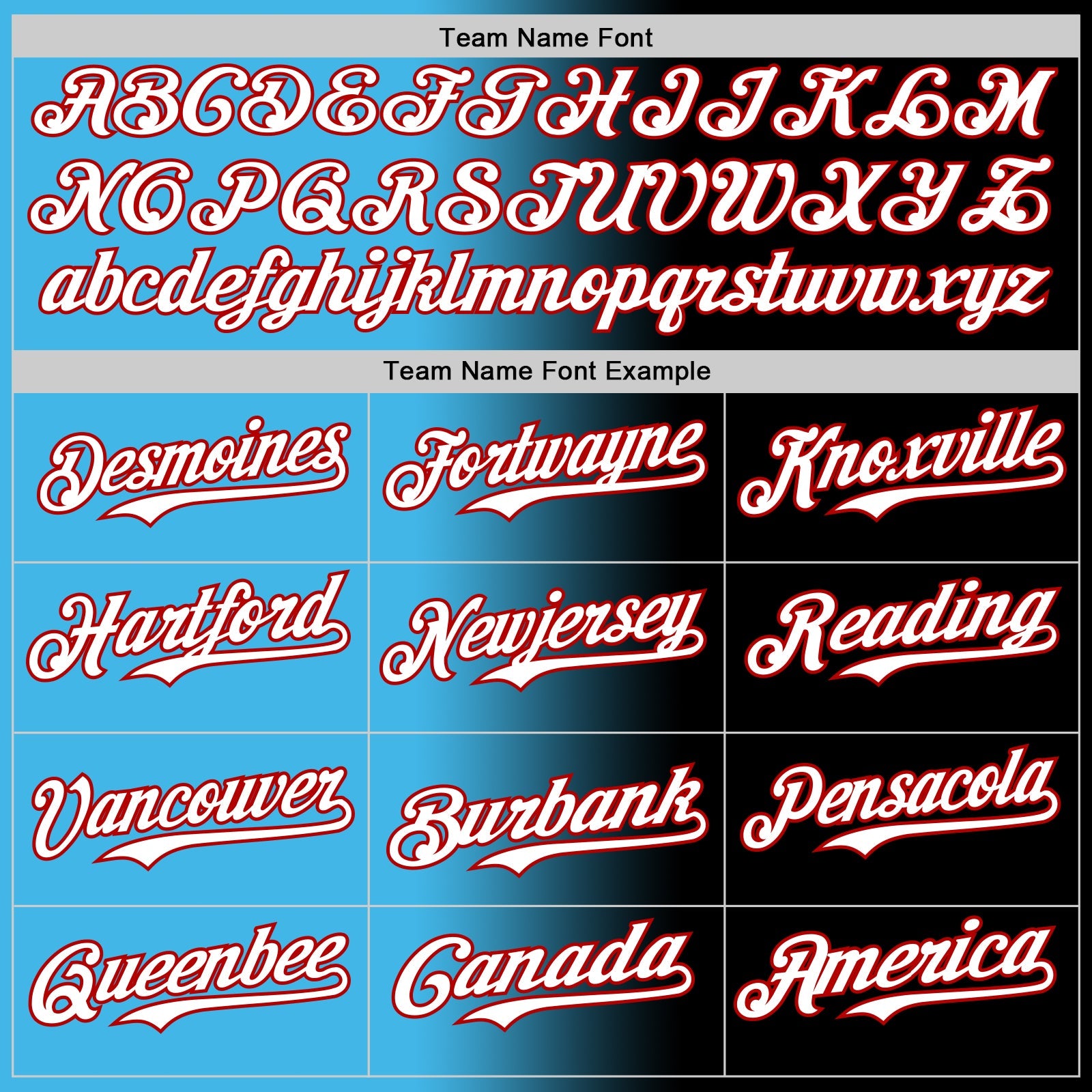 Custom Black White Sky Blue-Red Authentic Gradient Fashion Baseball Jersey - Sky-Custom