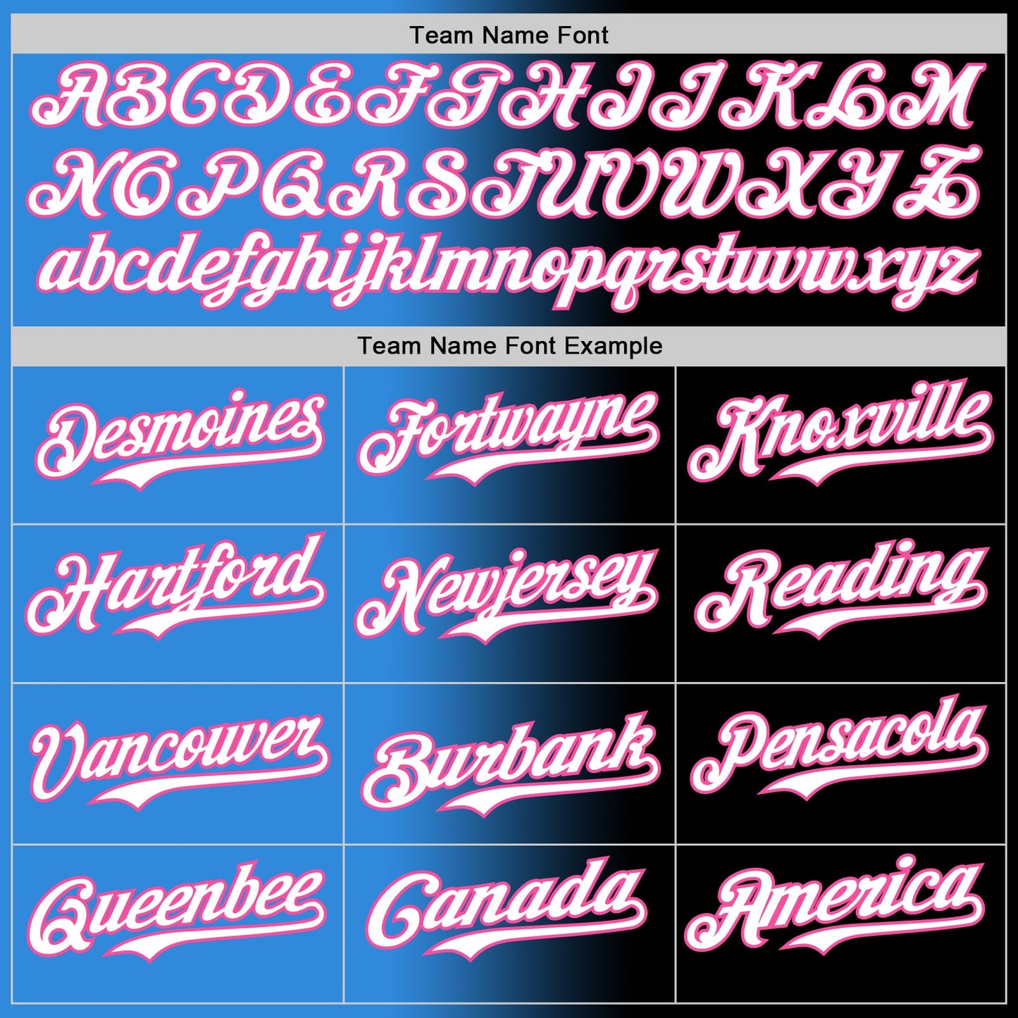 Custom Black White Electric Blue-Pink Authentic Gradient Fashion Baseball Jersey - Sky-Custom