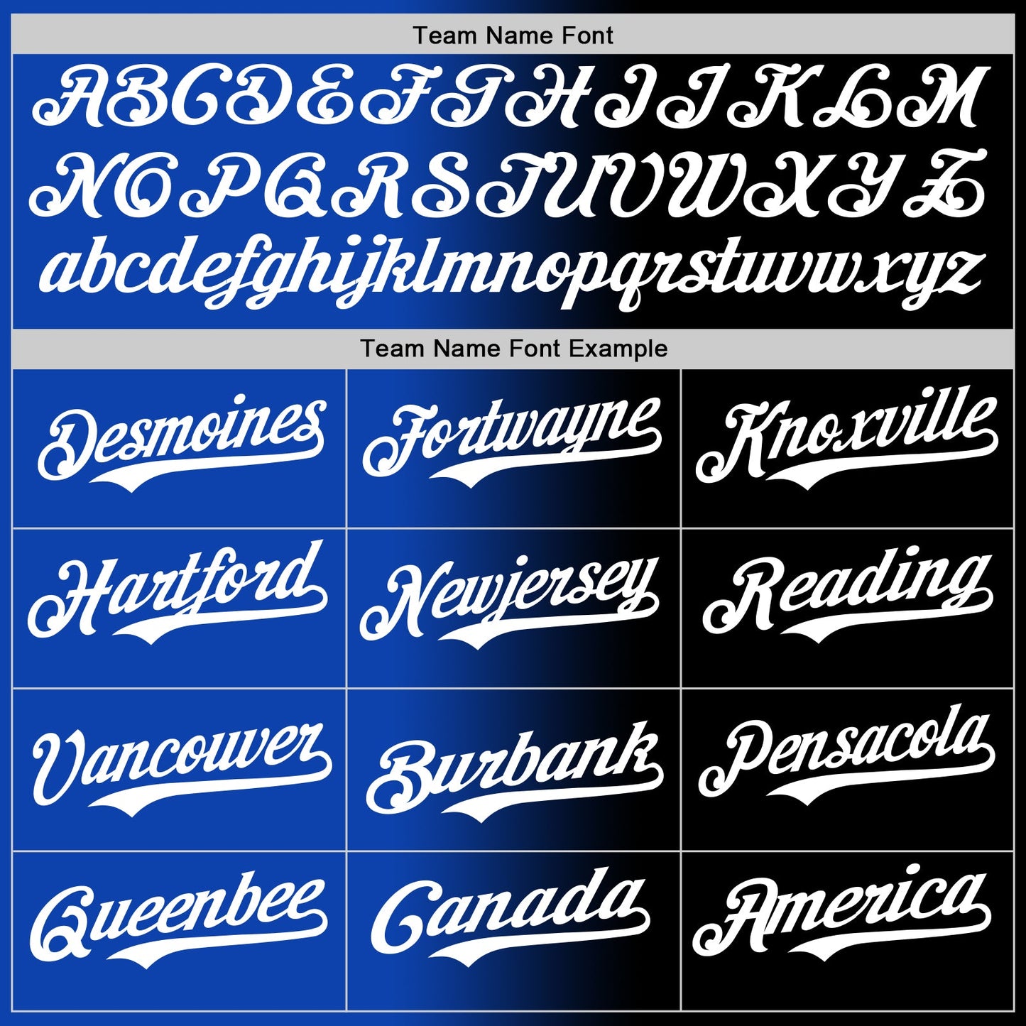 Custom Black White-Thunder Blue Authentic Gradient Fashion Baseball Jersey - Sky-Custom