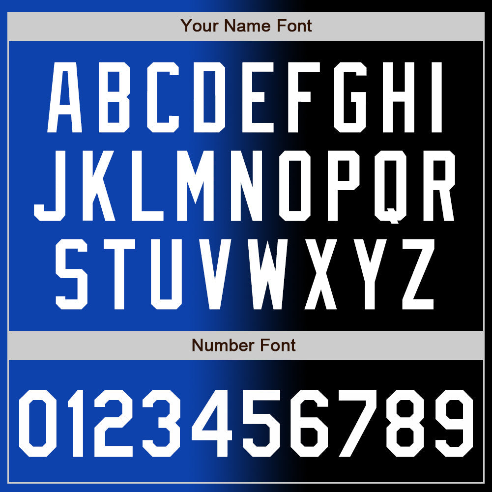 Custom Black White-Thunder Blue Authentic Gradient Fashion Baseball Jersey - Sky-Custom