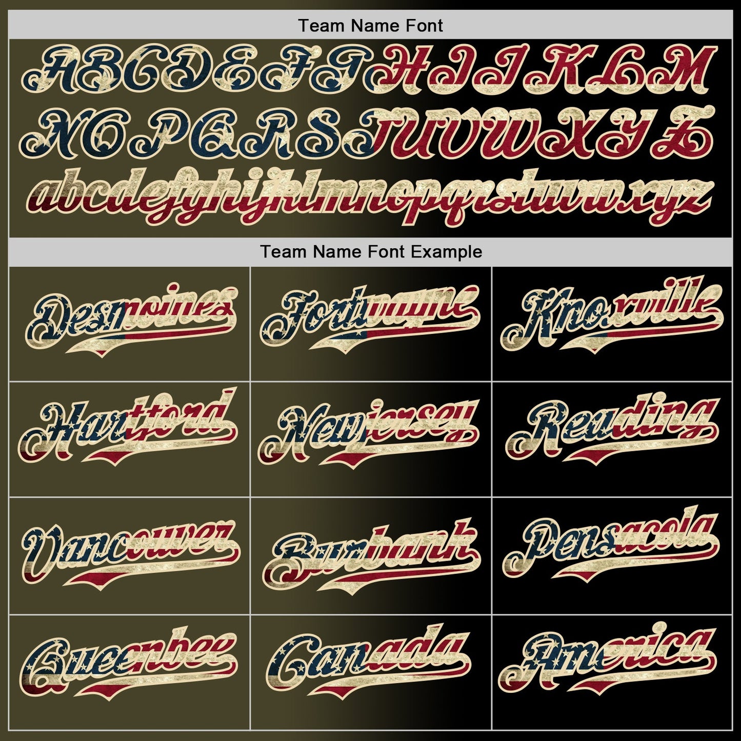Custom Black Vintage USA Flag Olive-Cream Authentic Gradient Fashion Baseball Jersey - Sky-Custom