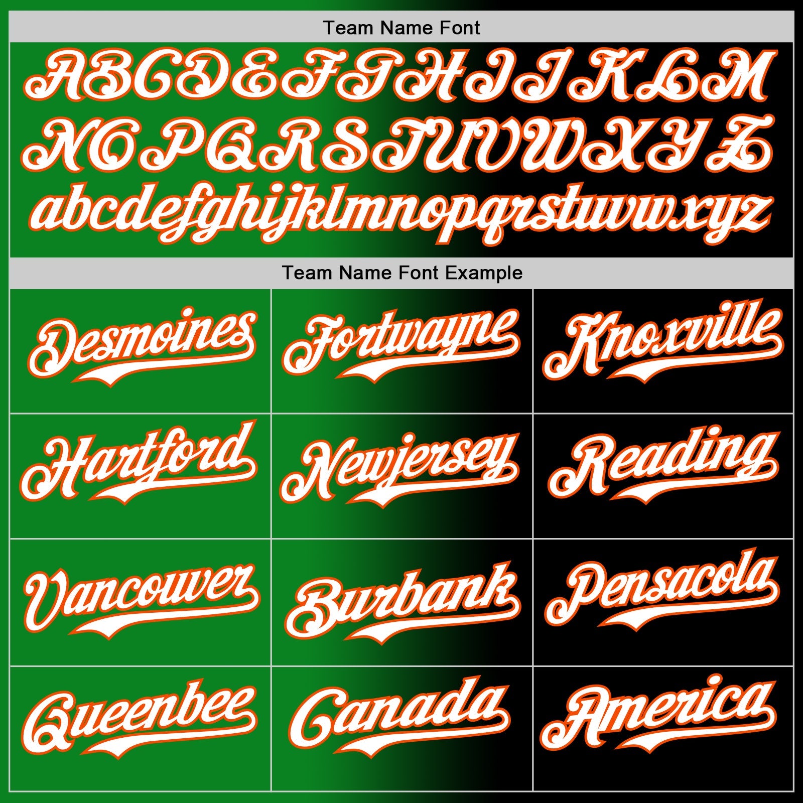 Custom Black White Grass Green-Orange Authentic Gradient Fashion Baseball Jersey - Sky-Custom