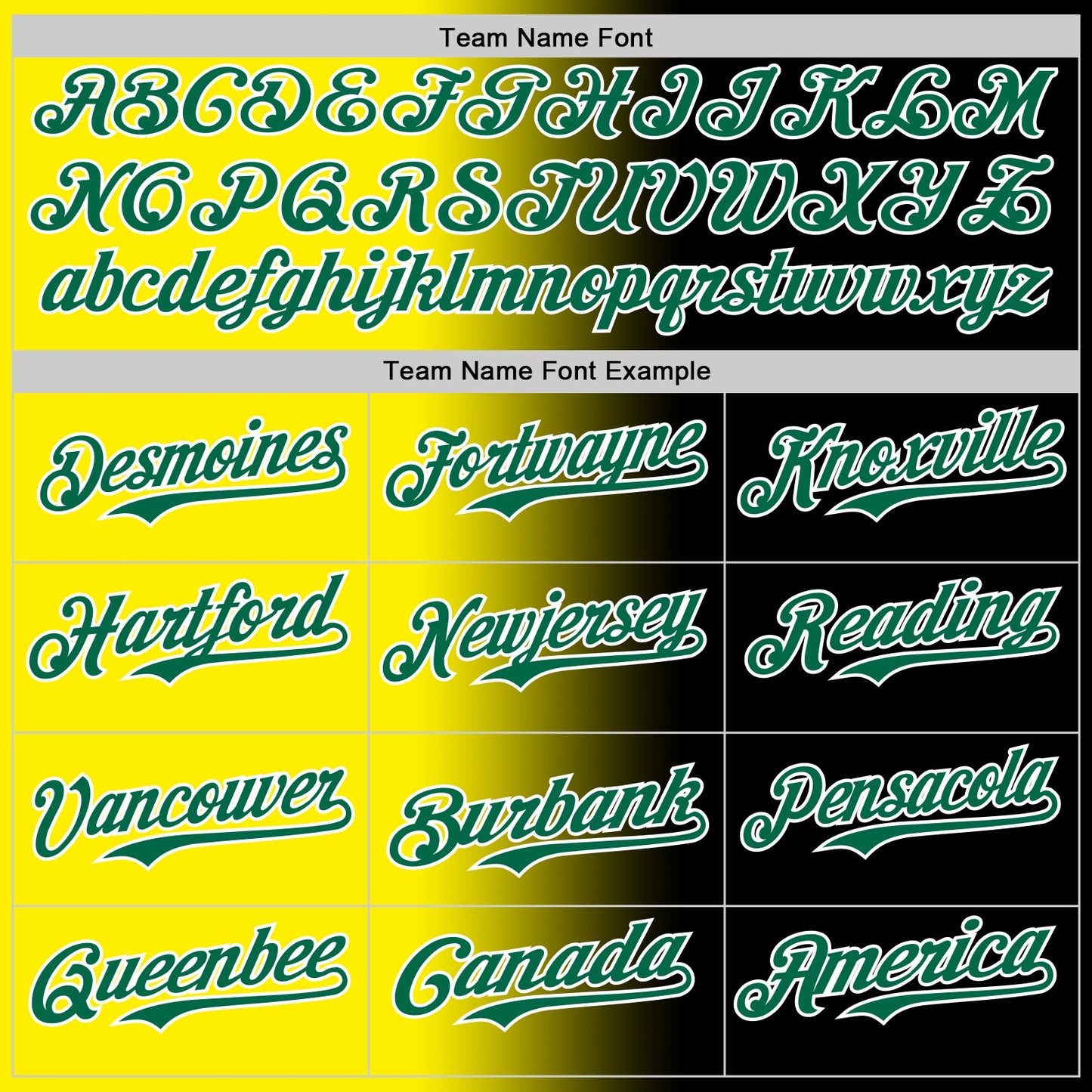 Custom Black Kelly Green Light Yellow-White Authentic Gradient Fashion Baseball Jersey - Sky-Custom