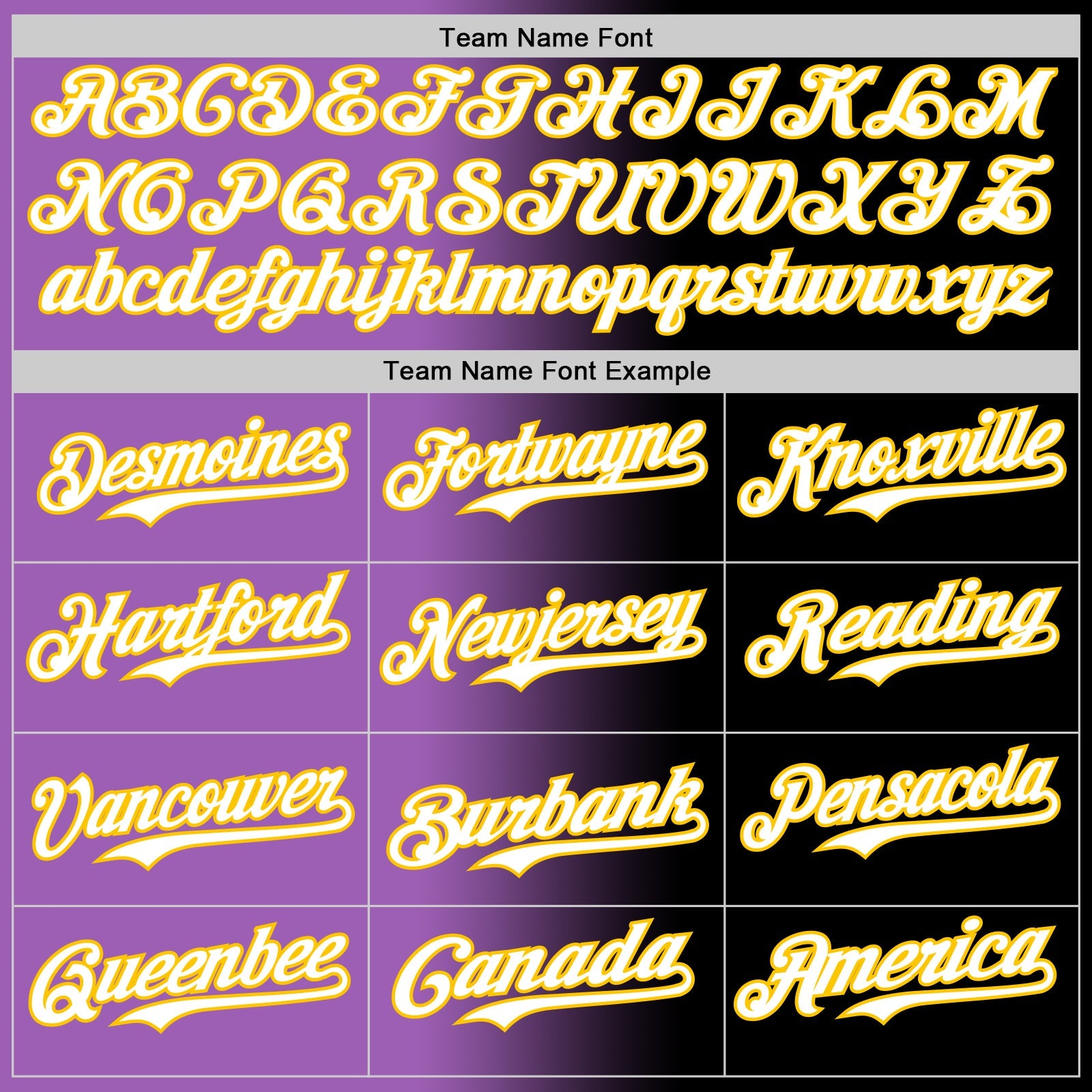Custom Black White Medium Purple-Yellow Authentic Gradient Fashion Baseball Jersey - Sky-Custom
