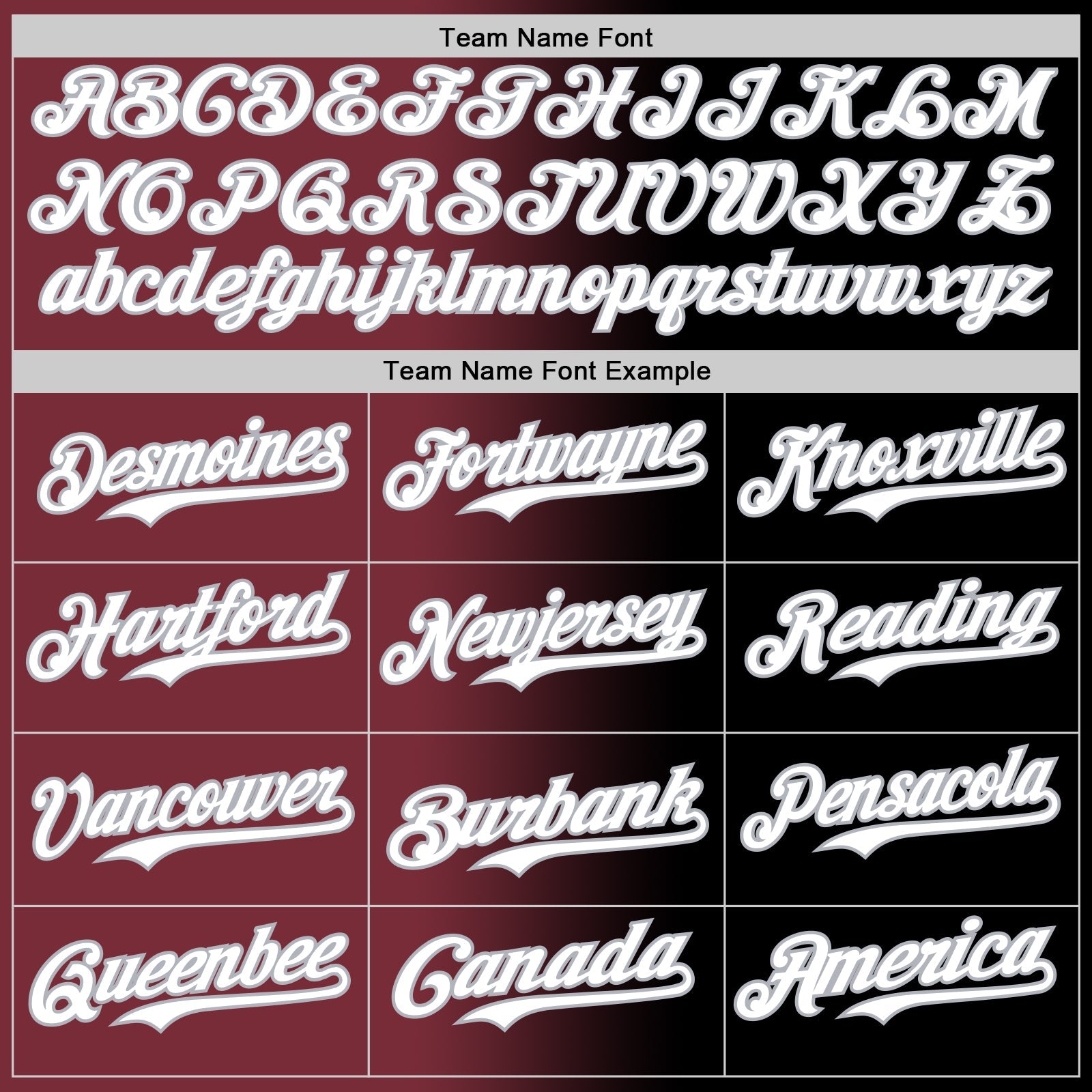 Custom Black White Burgundy-Gray Authentic Gradient Fashion Baseball Jersey - Sky-Custom