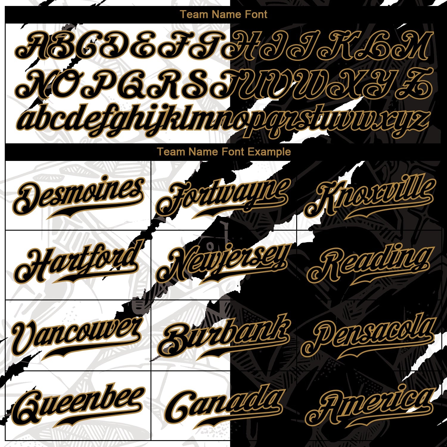Custom Graffiti Pattern Black-Old Gold 3D Authentic Baseball Jersey - Sky-Custom
