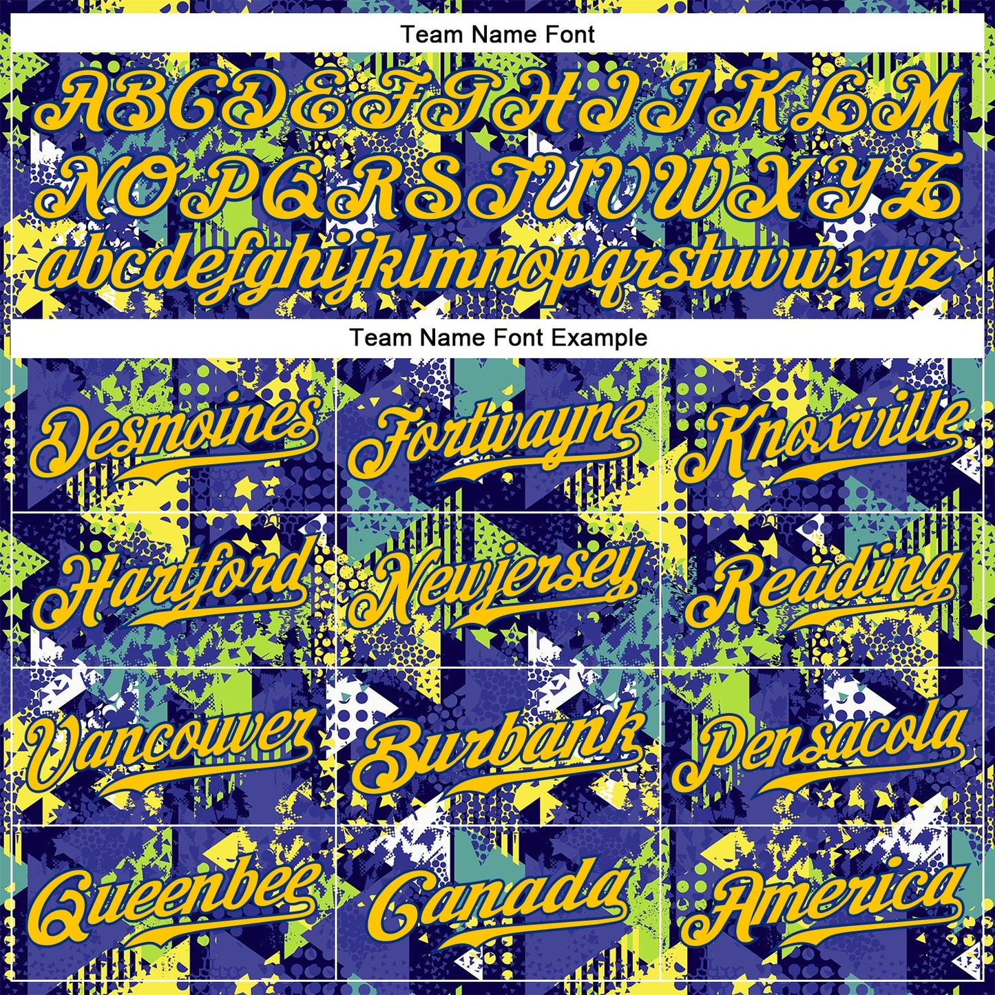 Custom Graffiti Pattern Royal-Gold 3D Creative Geometric Figures Triangle And Dots Authentic Baseball Jersey - Sky-Custom