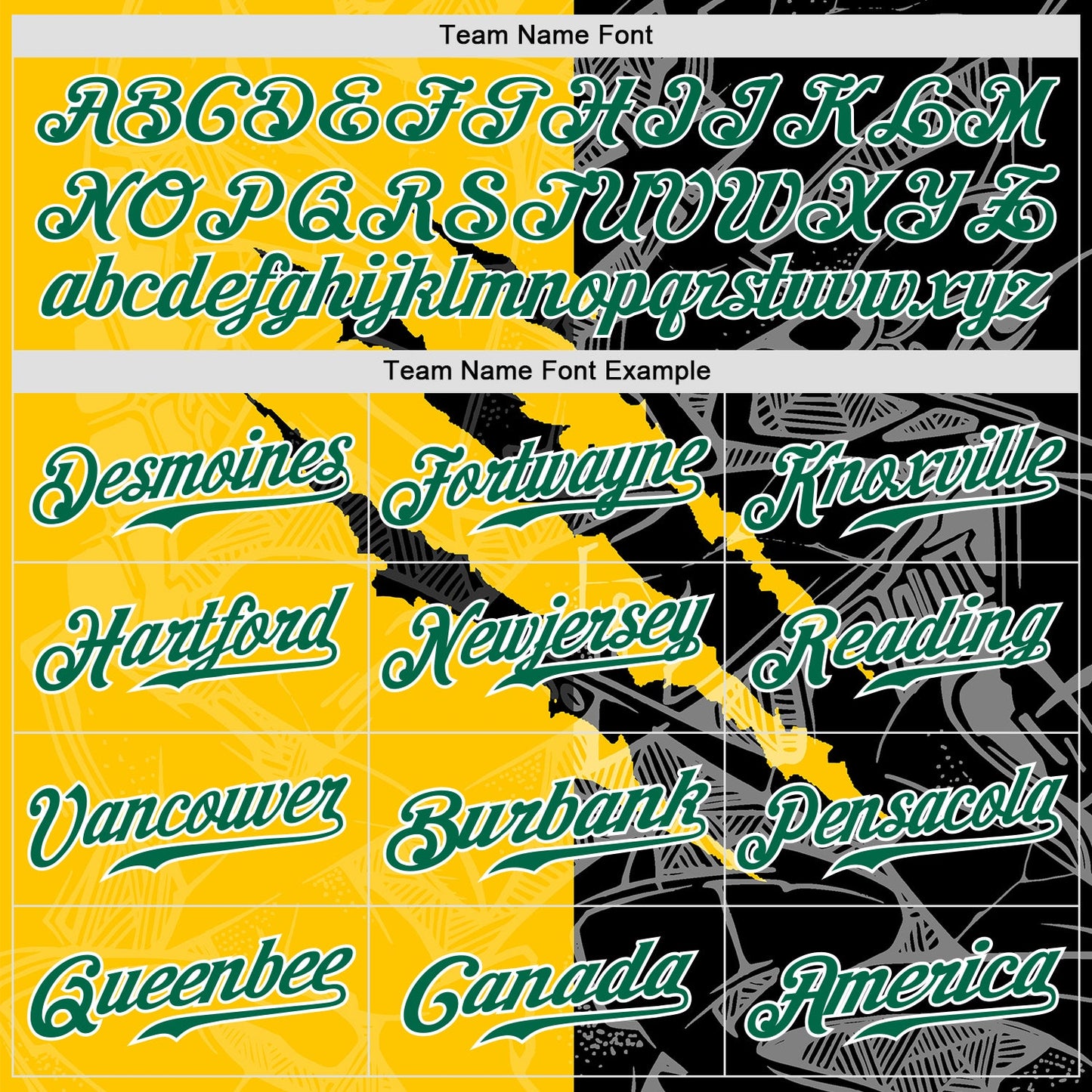 Custom Graffiti Pattern Kelly Green Yellow-Black 3D Scratch Authentic Baseball Jersey - Sky-Custom