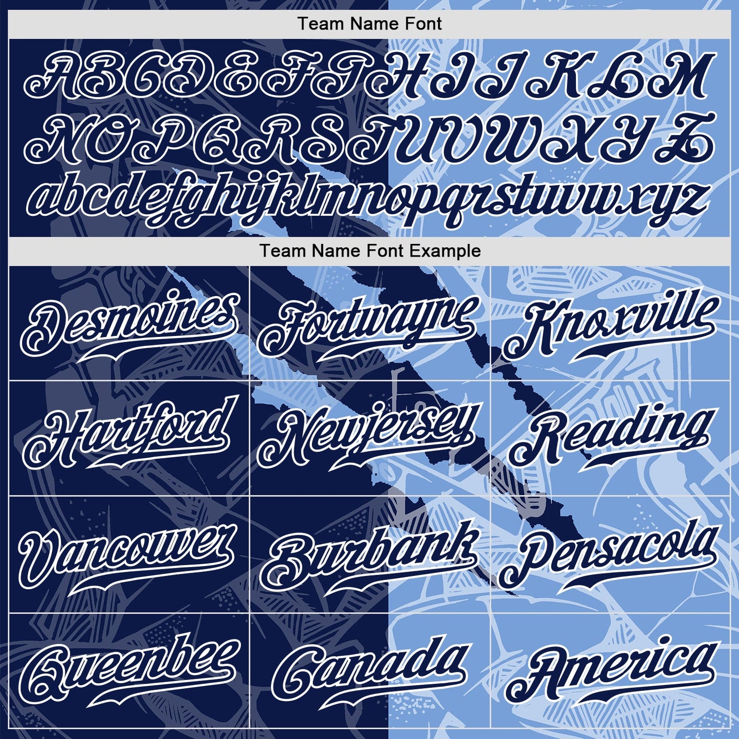 Custom Graffiti Pattern Navy-Light Blue 3D Scratch Authentic Baseball Jersey - Sky-Custom