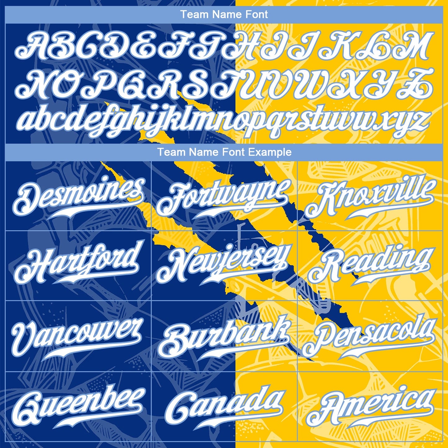 Custom Graffiti Pattern White Yellow Royal-Light Blue 3D Scratch Authentic Baseball Jersey - Sky-Custom