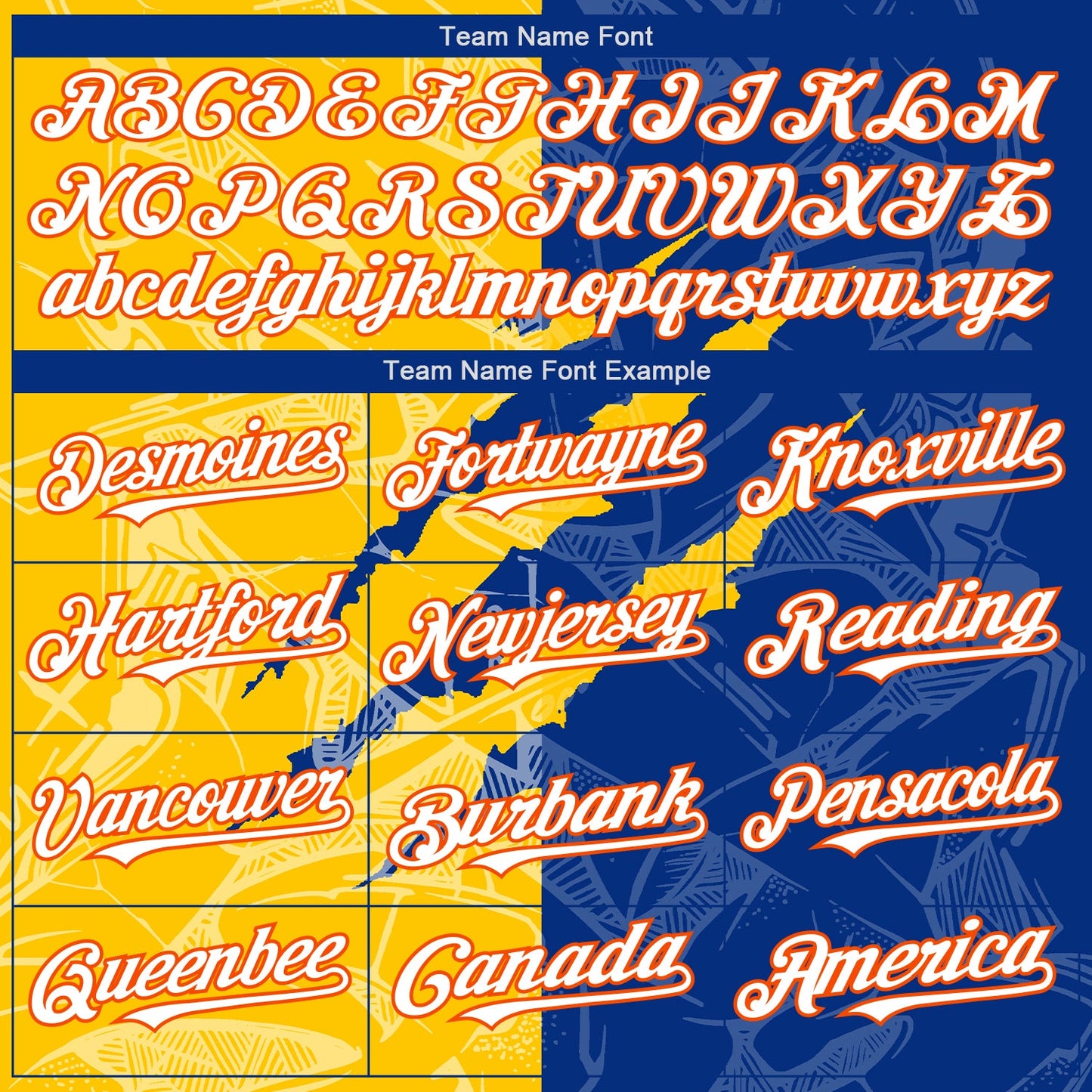 Custom Graffiti Pattern White Royal Yellow-Orange 3D Scratch Authentic Baseball Jersey - Sky-Custom