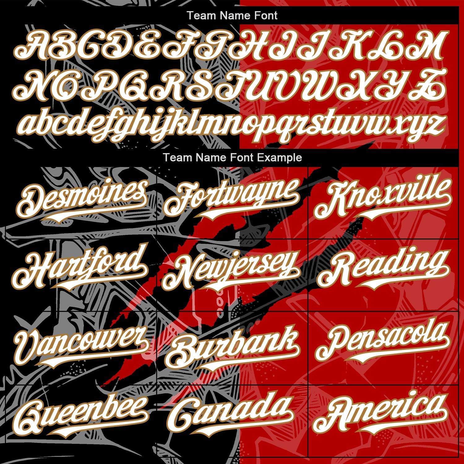 Custom Graffiti Pattern White Red Black-Old Gold 3D Scratch Authentic Baseball Jersey - Sky-Custom