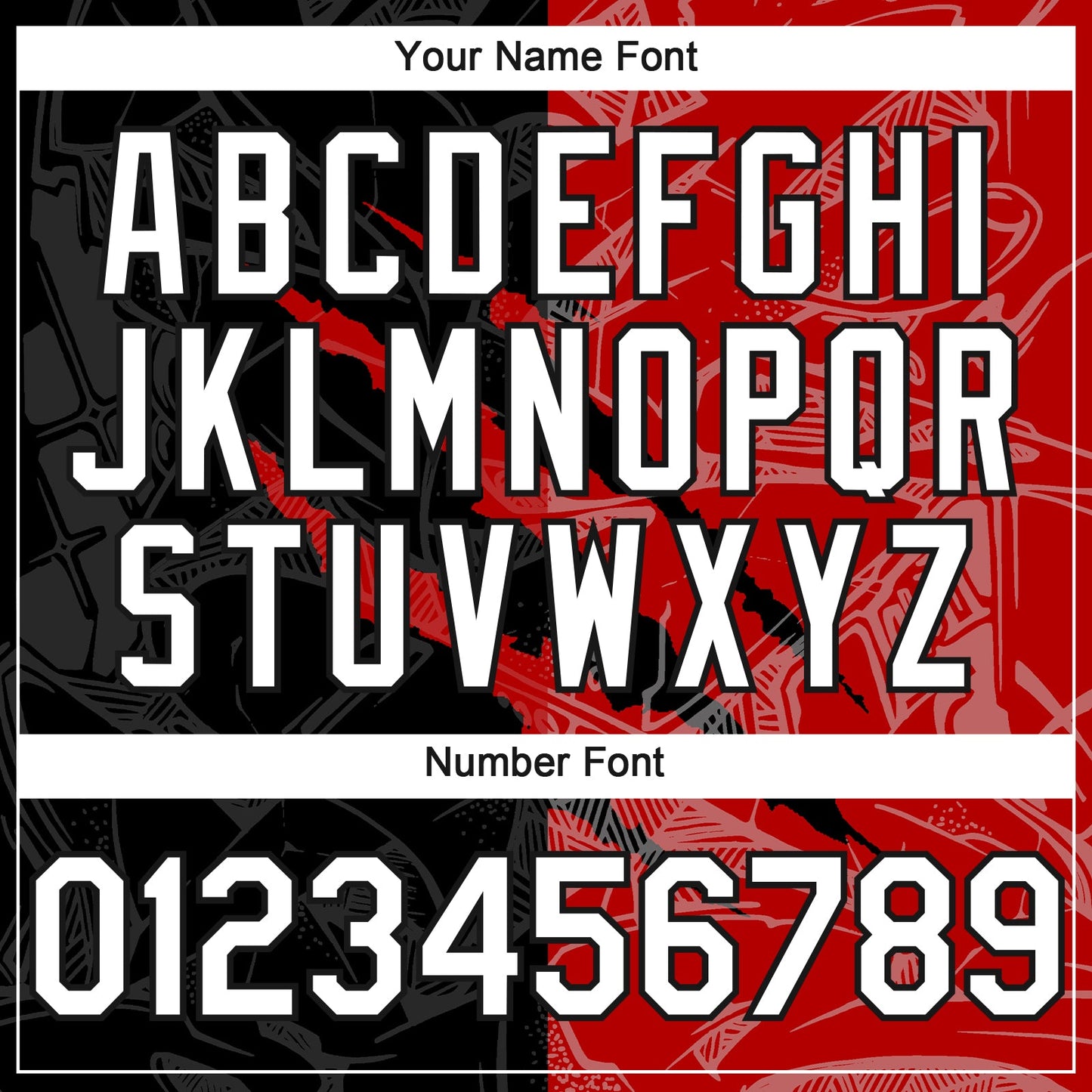 Custom Graffiti Pattern White Black-Red 3D Scratch Authentic Baseball Jersey - Sky-Custom